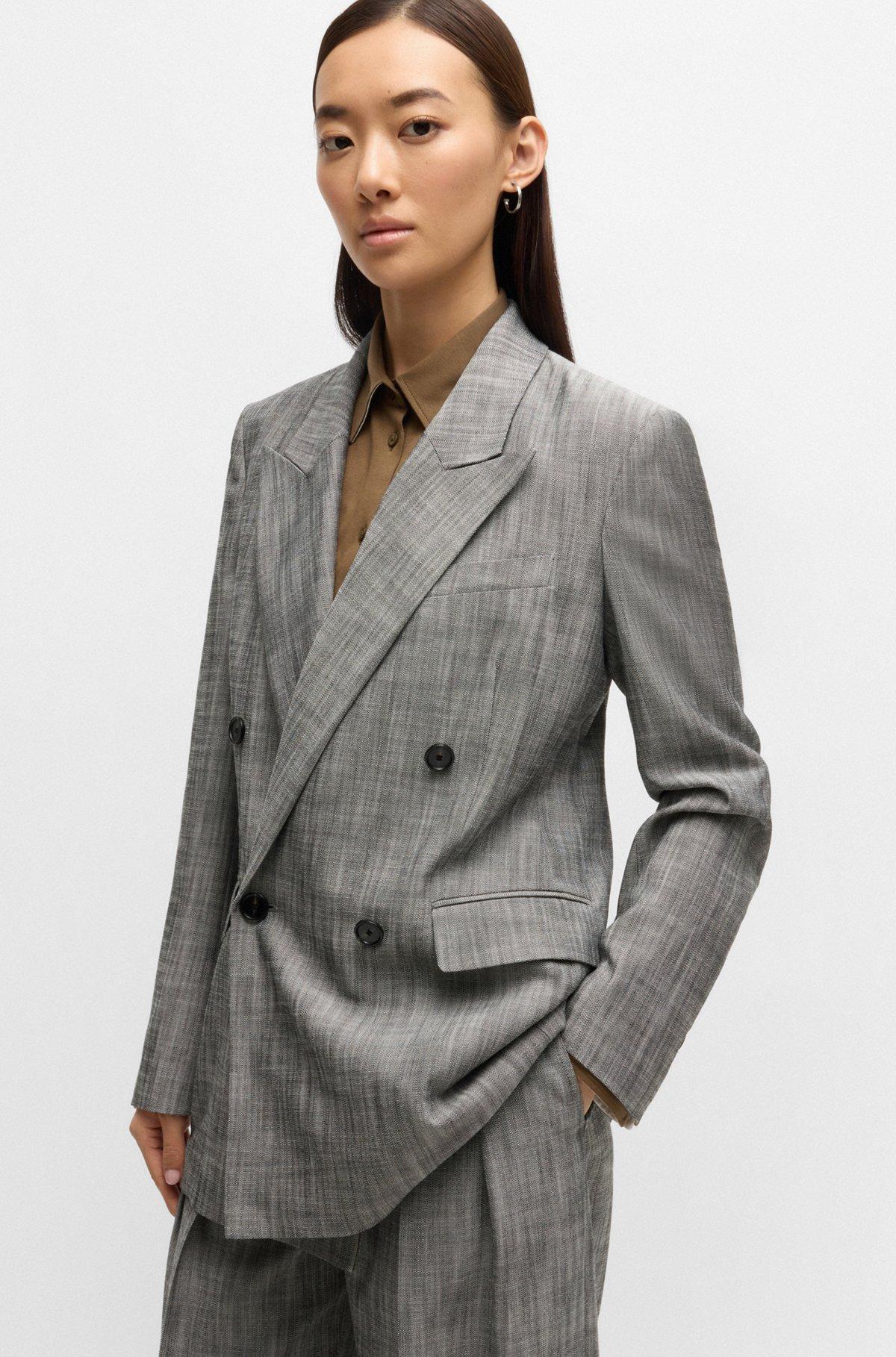 Regular-fit double-breasted blazer Product Image