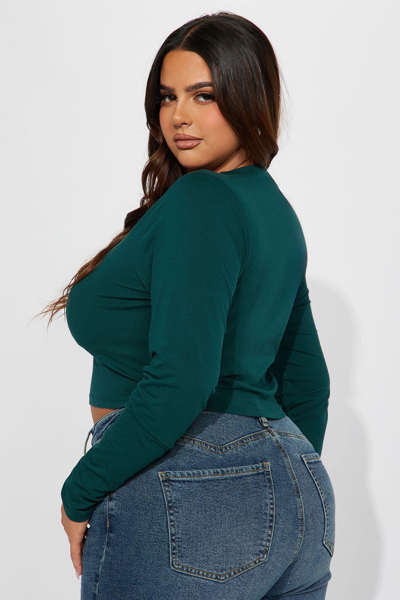 Robin Long Sleeve Top - Hunter Product Image