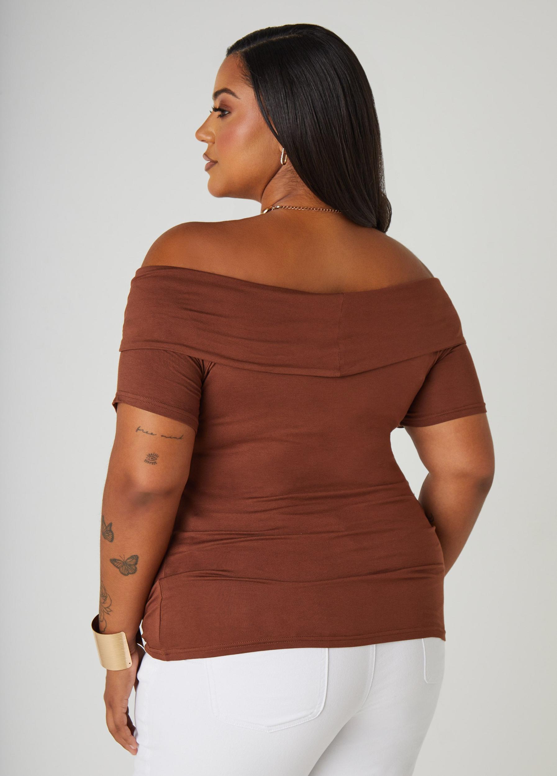 Twist Front Off The Shoulder Top Product Image