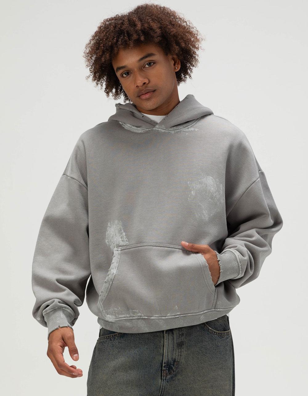 RSQ Mens Oversized Hoodie - GRAY Product Image