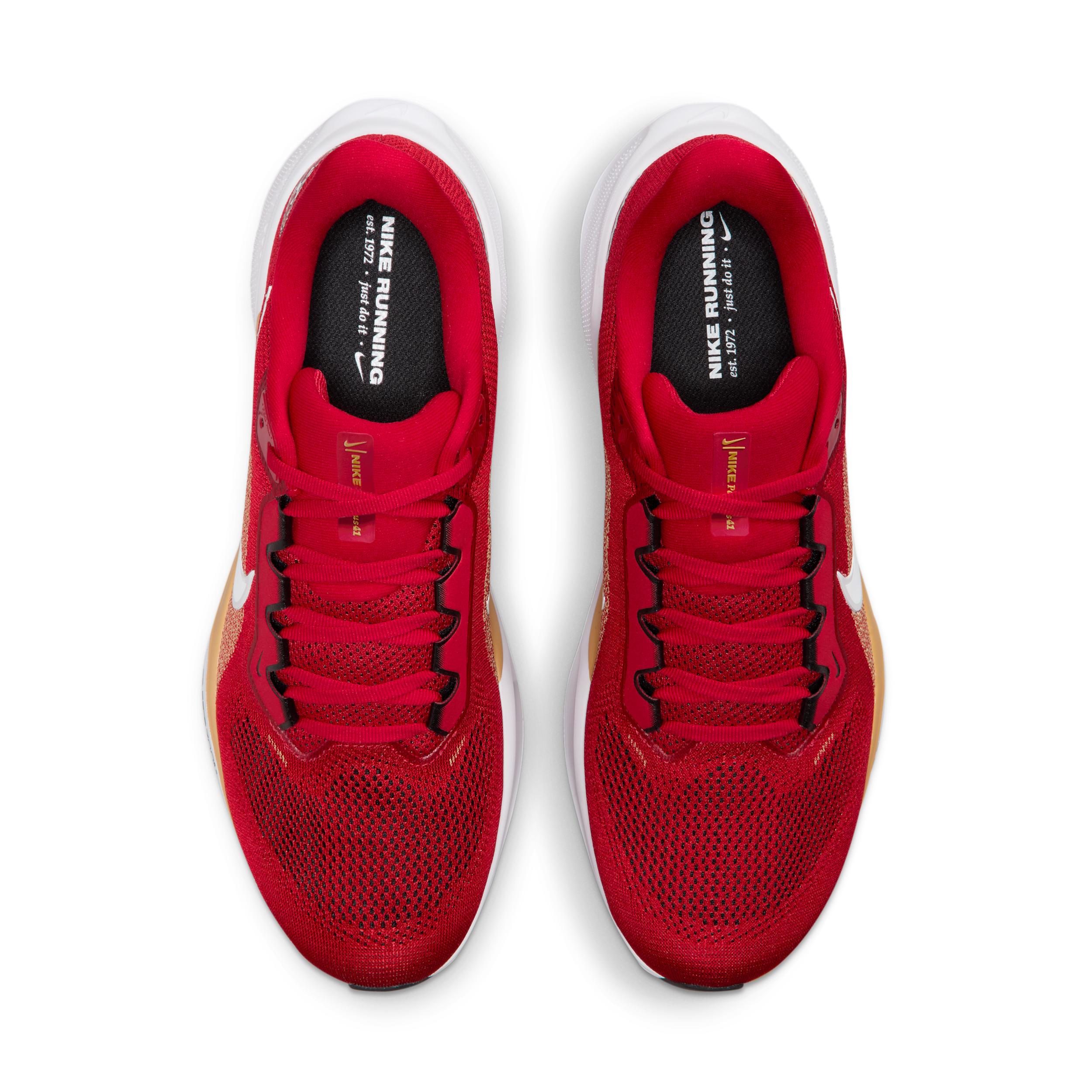 San Francisco 49ers Pegasus 41 Nike Men's NFL Road Running Shoes Product Image