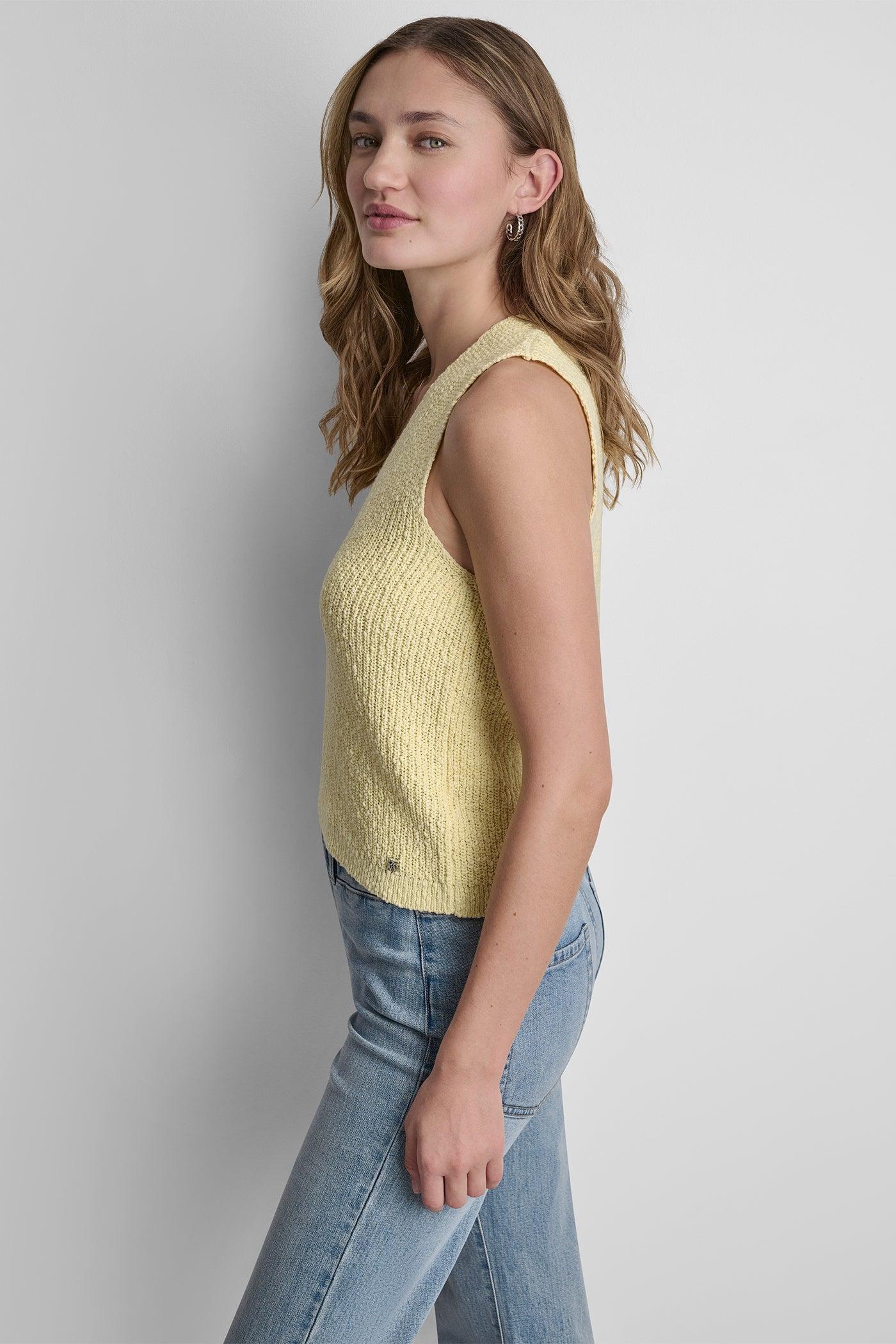 V-NECK SWEATER TANK Product Image