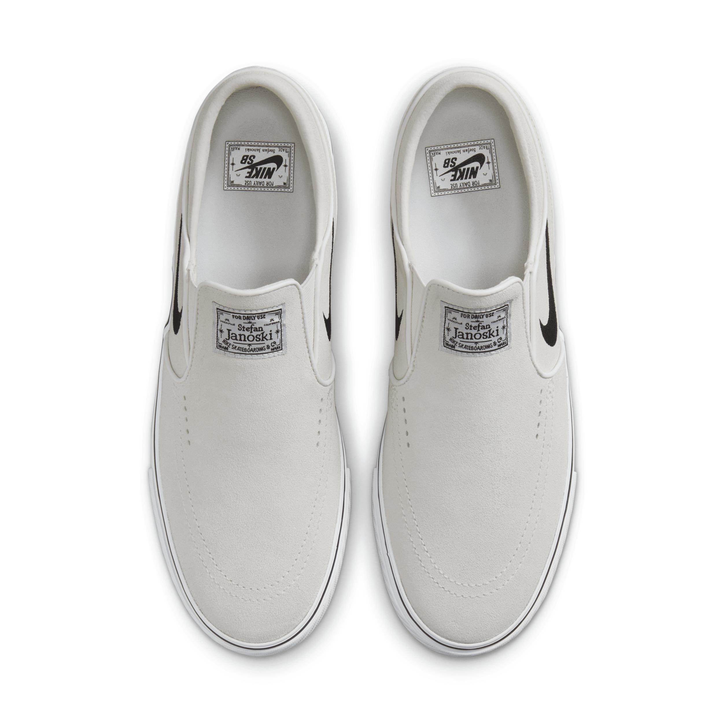 Mens Nike SB Janoski+ Slip Skate Shoes | FN5893-100 Product Image