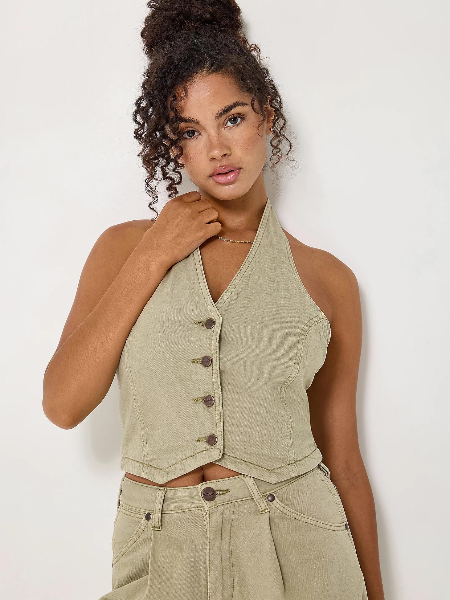 Women's Halter Vest | Women's TOPS | Wrangler® Product Image