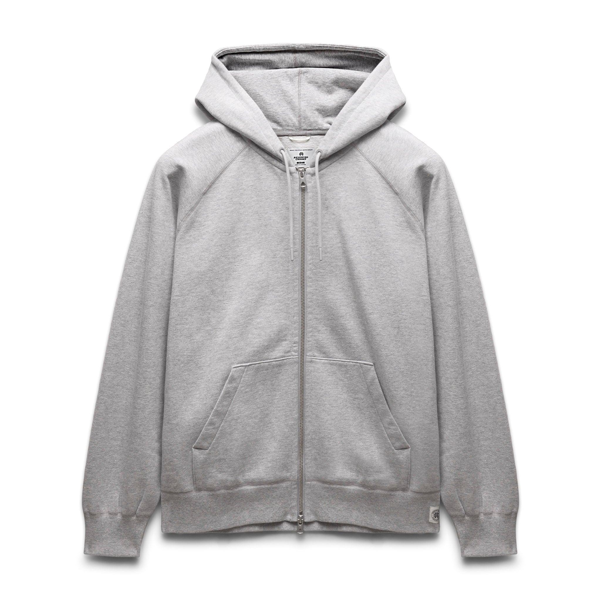 Brushed Fleece Standard Zip Hoodie Male Product Image