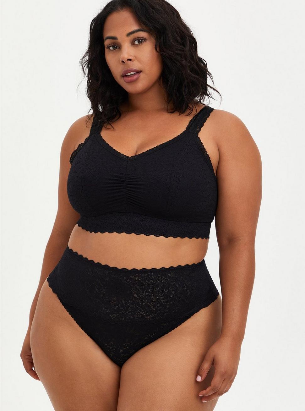 4-Way Stretch High-Rise Thong Panty Product Image