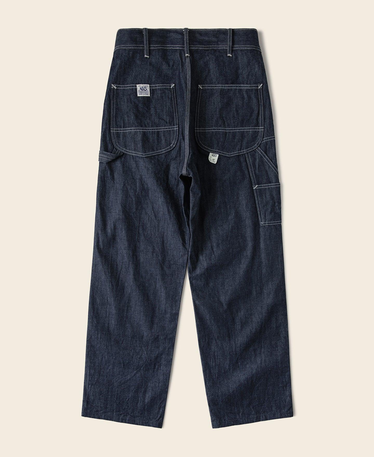 1950s Indigo Denim Painter Pants Product Image