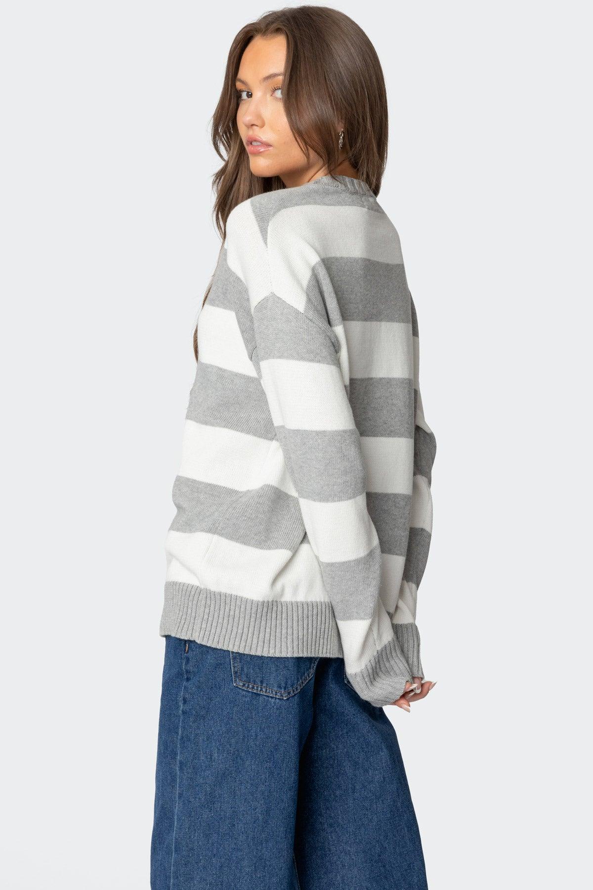 Richie Oversized Striped Sweater Product Image