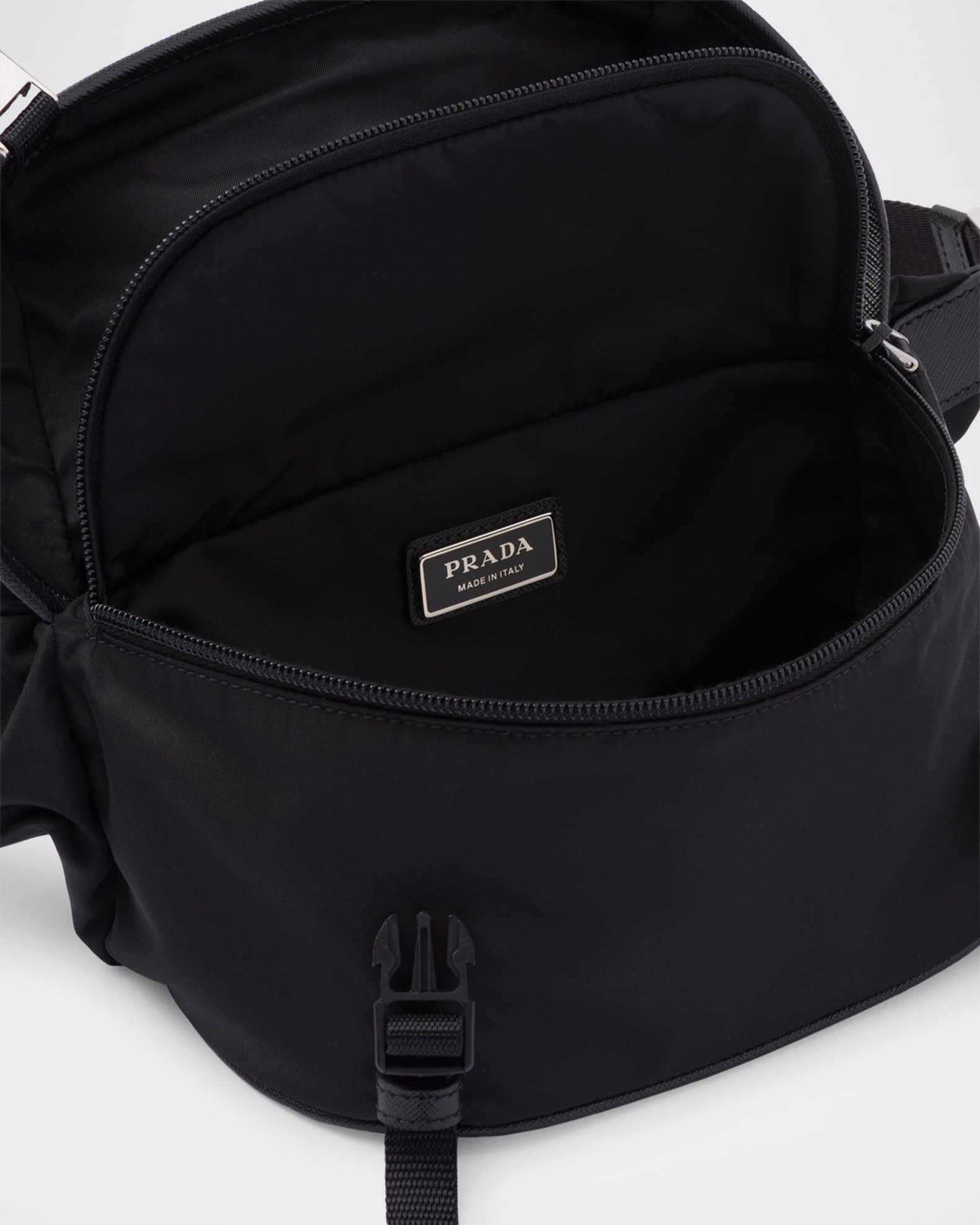 Men's Re-Nylon and Saffiano Leather Shoulder Bag Product Image