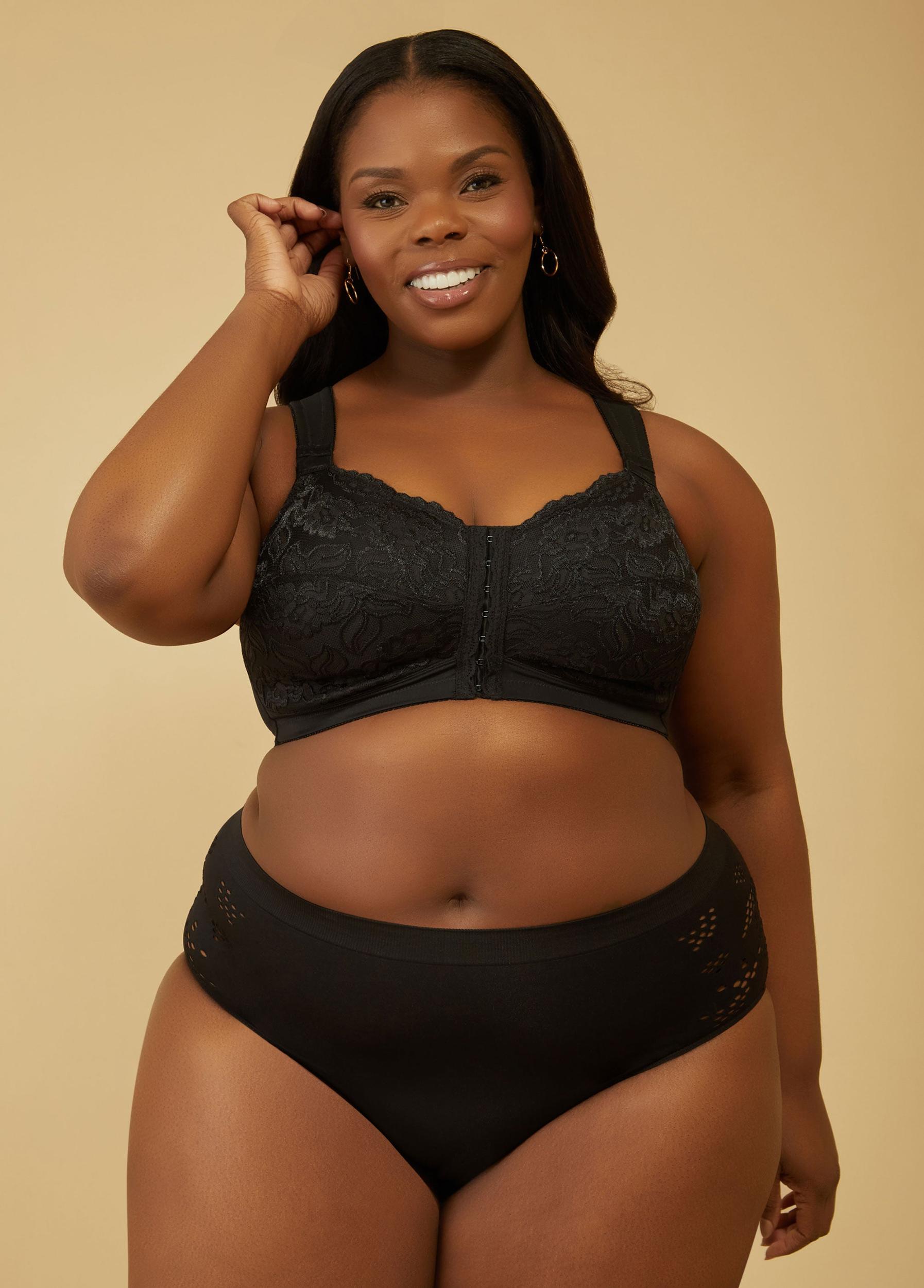 Plus Size Wireless Front Close Posture Bra Ashley Stewart Product Image