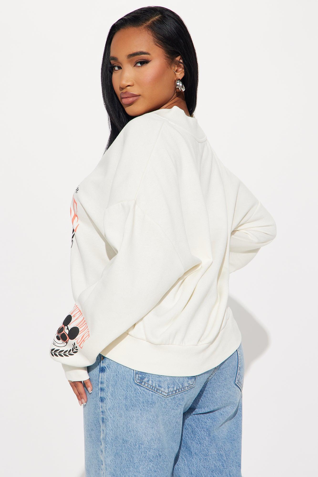 Mickey Mouse Weekend Champions Sweatshirt - Cream Product Image