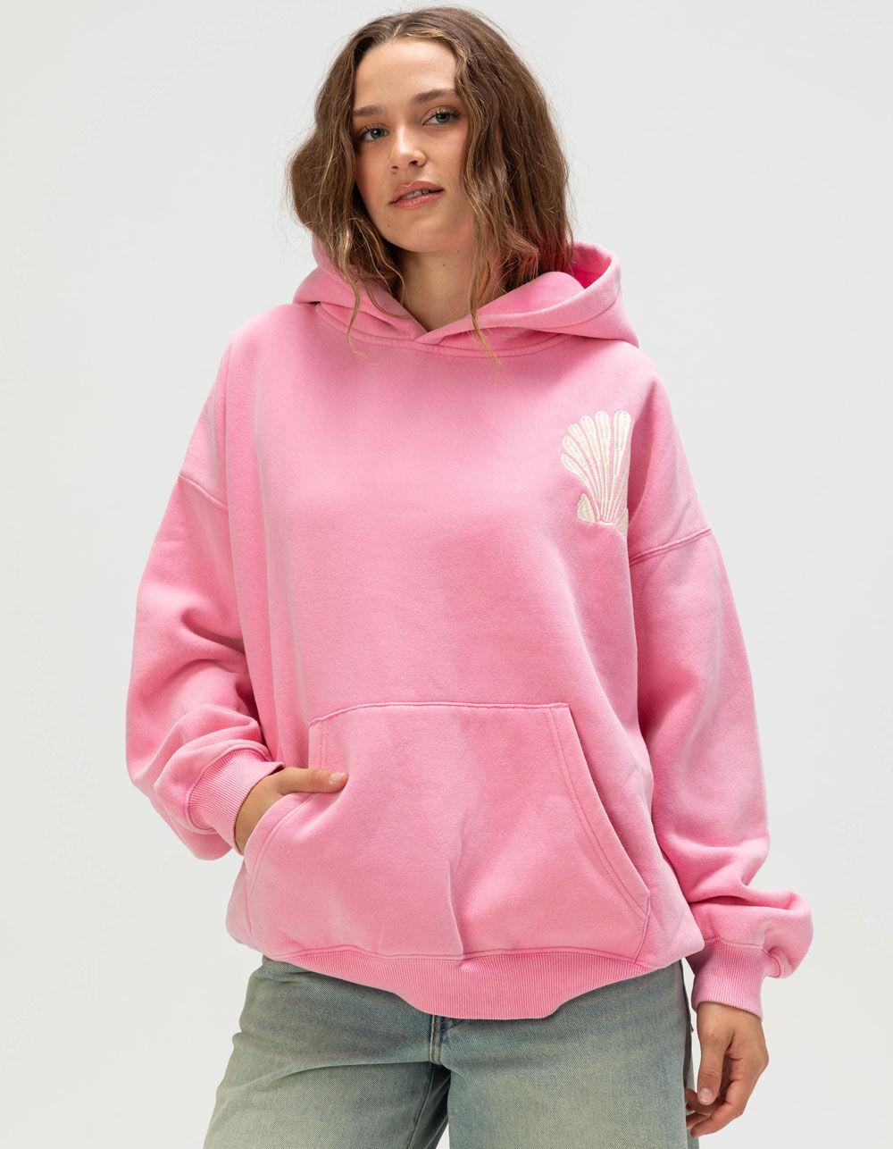 MALIBU SKYYE Sunny Surf Womens Hoodie - PINK Product Image