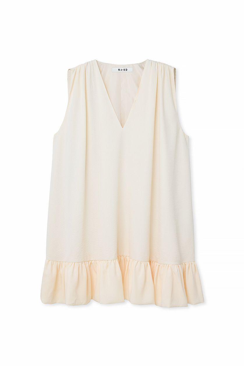 Frill Detail Sleeveless Mini Dress Product Image