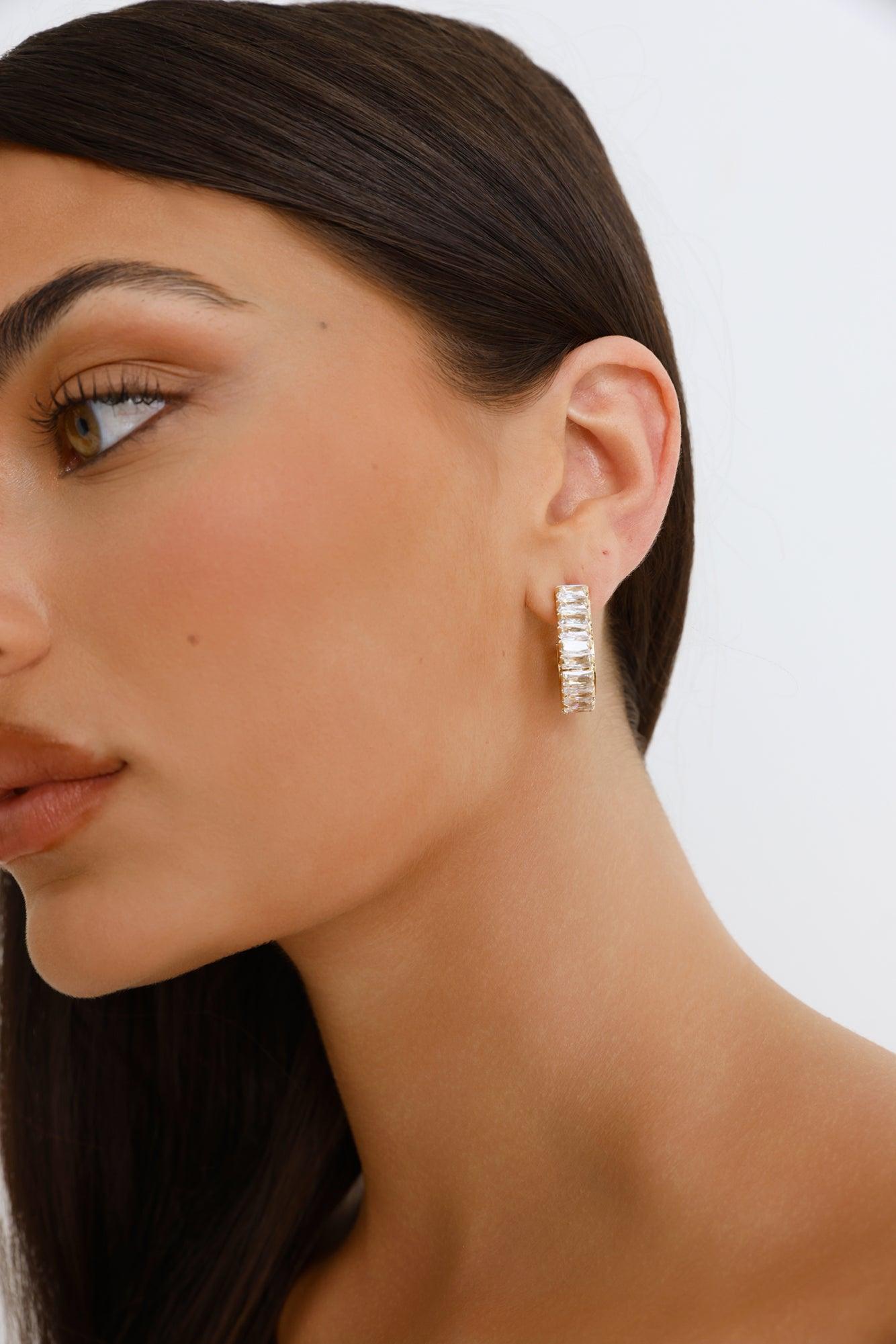 High Society Earrings Gold Product Image