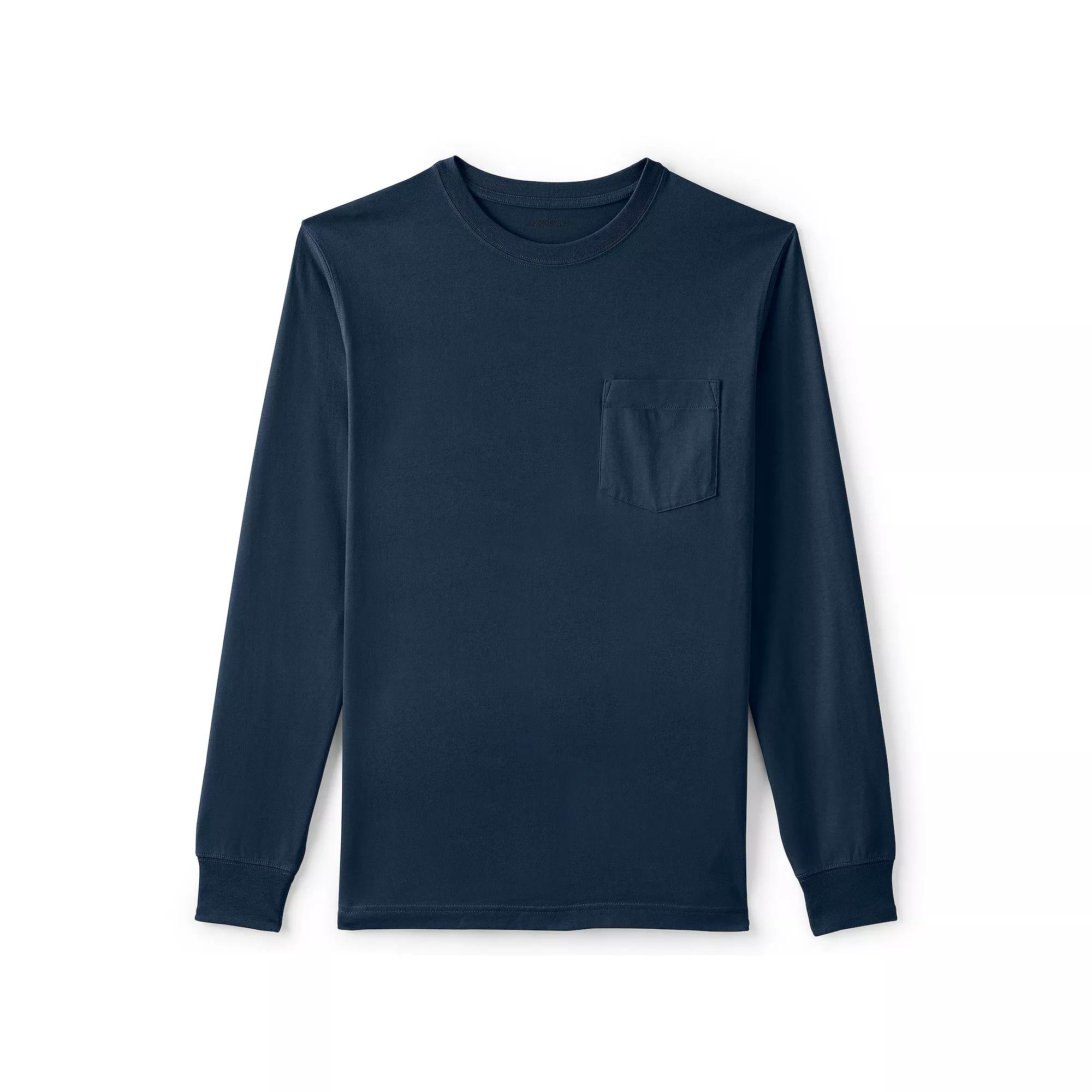 Men's Lands' End Super-T Pocket Tee,  Product Image