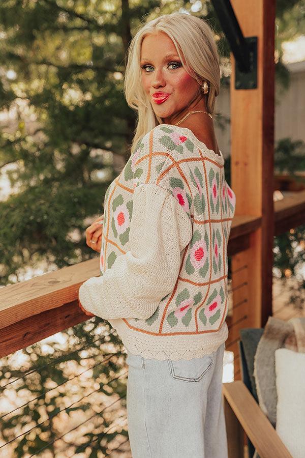 Boho Feels Knit Cardigan Product Image