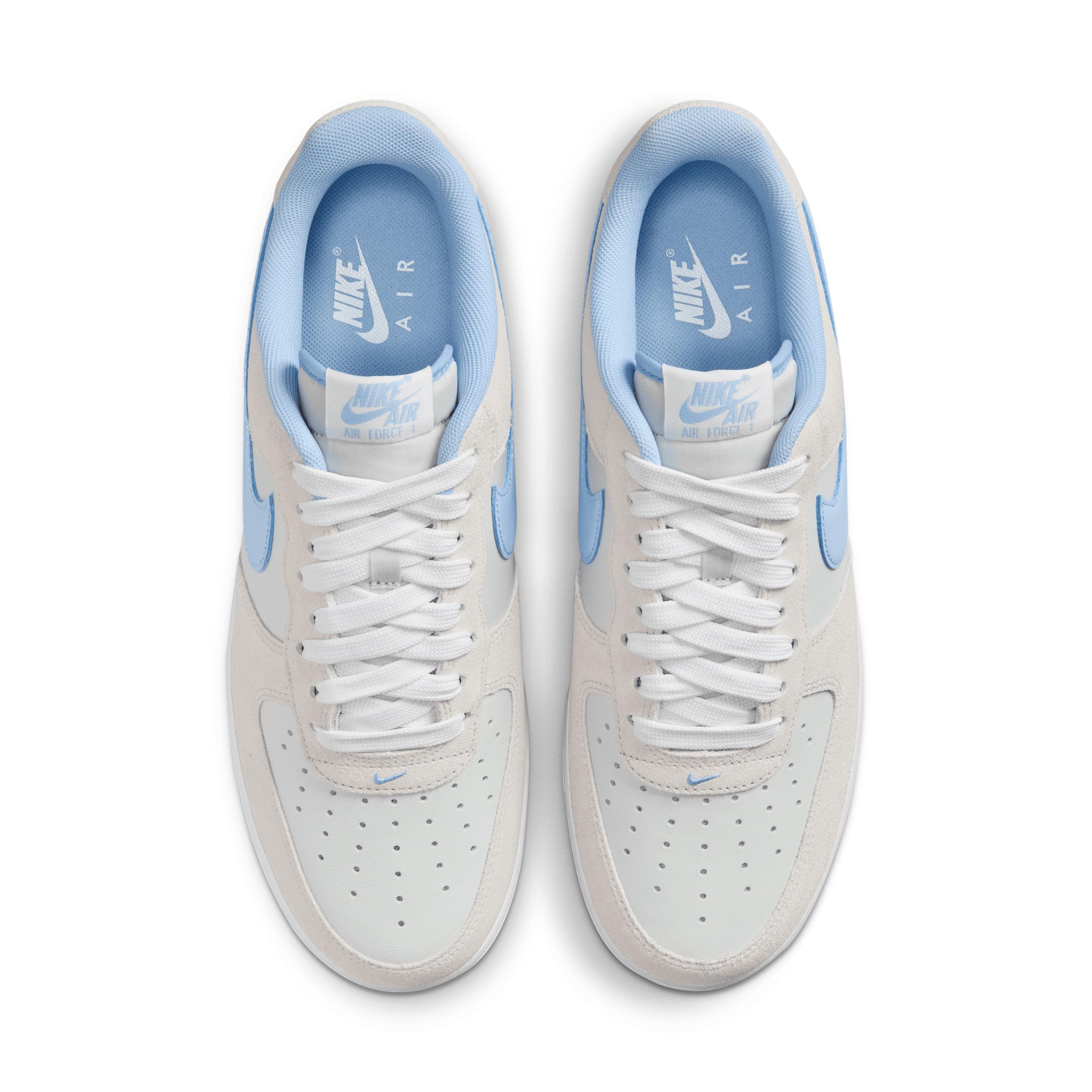 Nike Mens Air Force 1 07 Casual Shoes in White/Midnight Navy Product Image