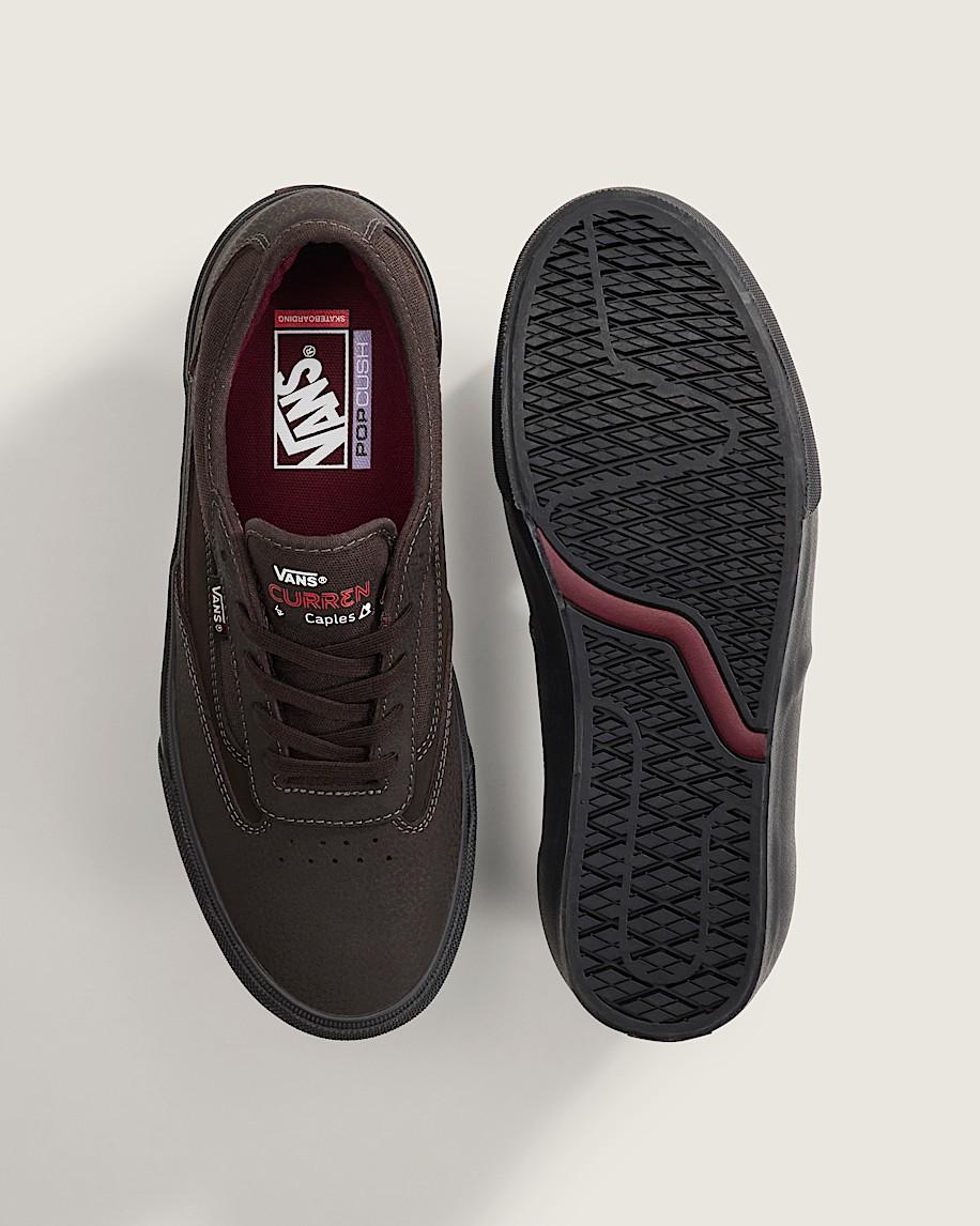 Skate Curren Caples Shoe in Dark Brown| Vans US Product Image