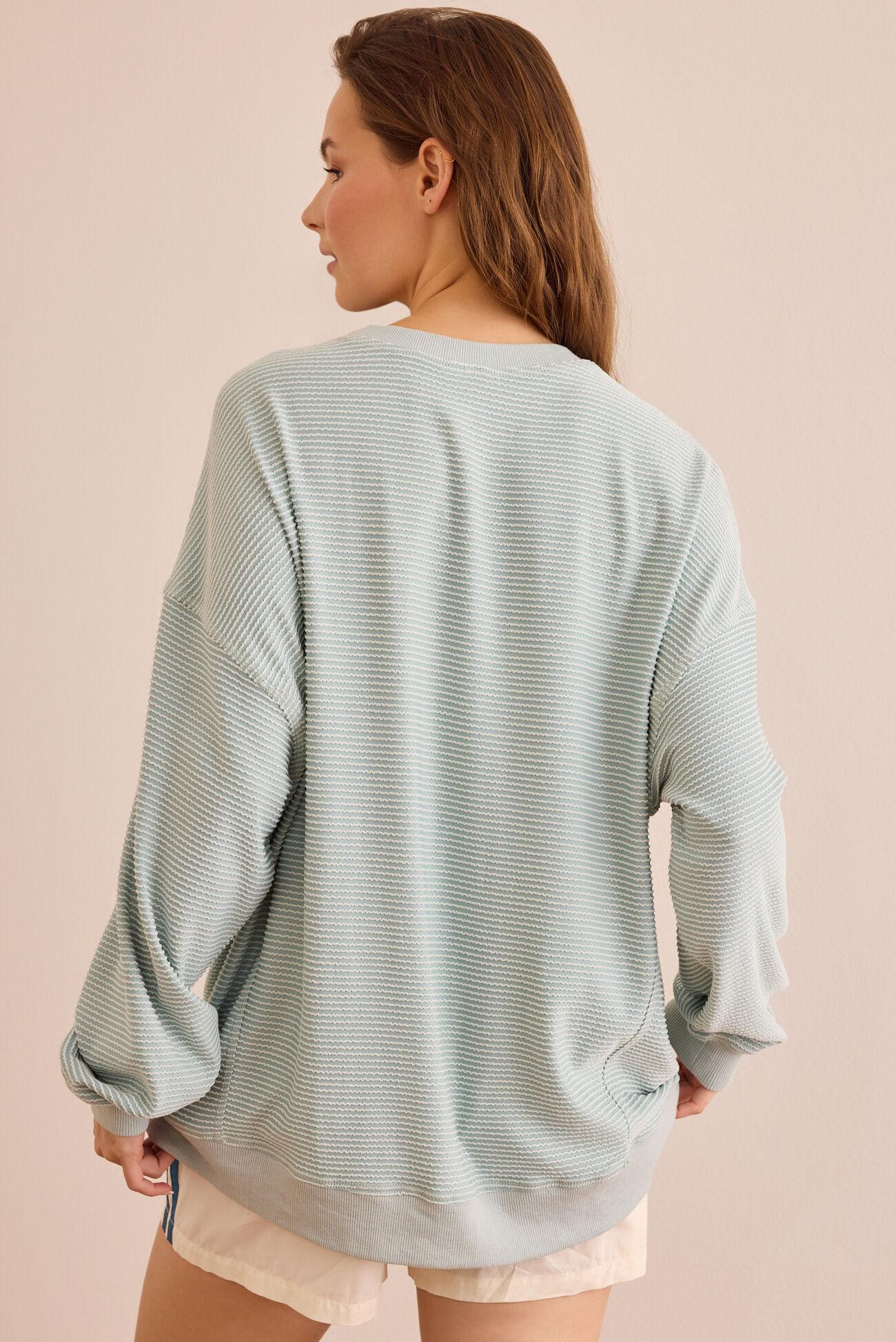 Dig Deep Striped Crewneck Product Image
