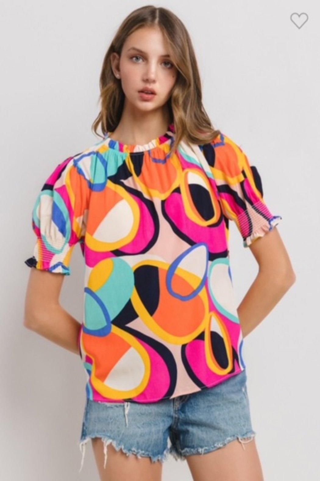 Multi Color Blouse Product Image