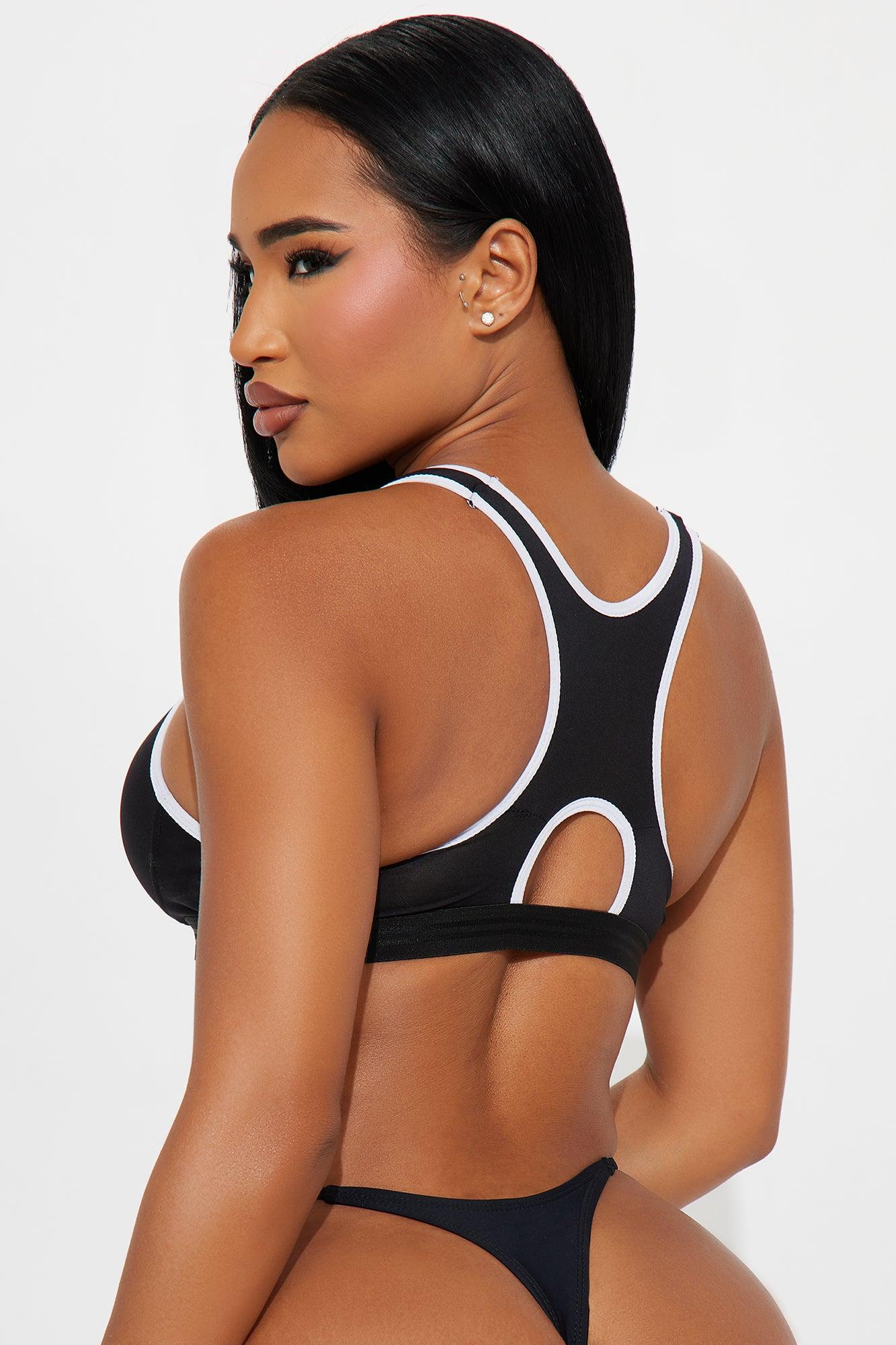 Sporty Look 2 Pack Wireless Molded Cup Microfiber Bra - Black/combo Female Product Image