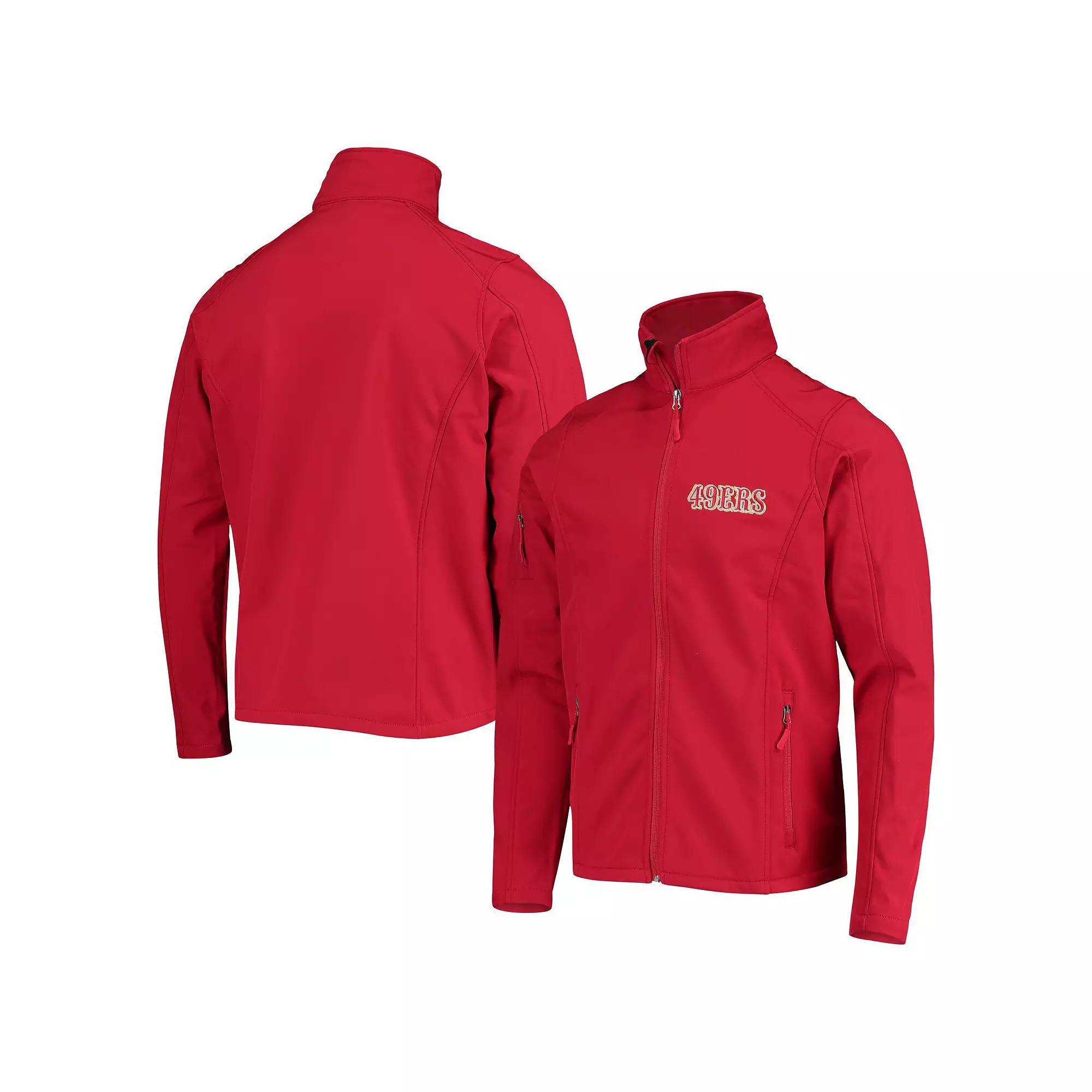 Men's Dunbrooke Scarlet San Francisco 49ers Sonoma Softshell Full-Zip Jacket,  Product Image