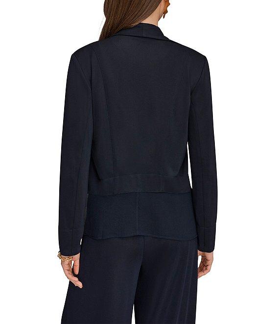 Donna Karan Satin Knit V-Neck Sleeveless Top Product Image