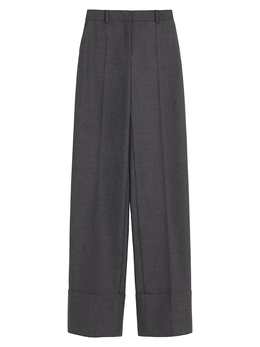 Womens Virgin Wool Pants Product Image