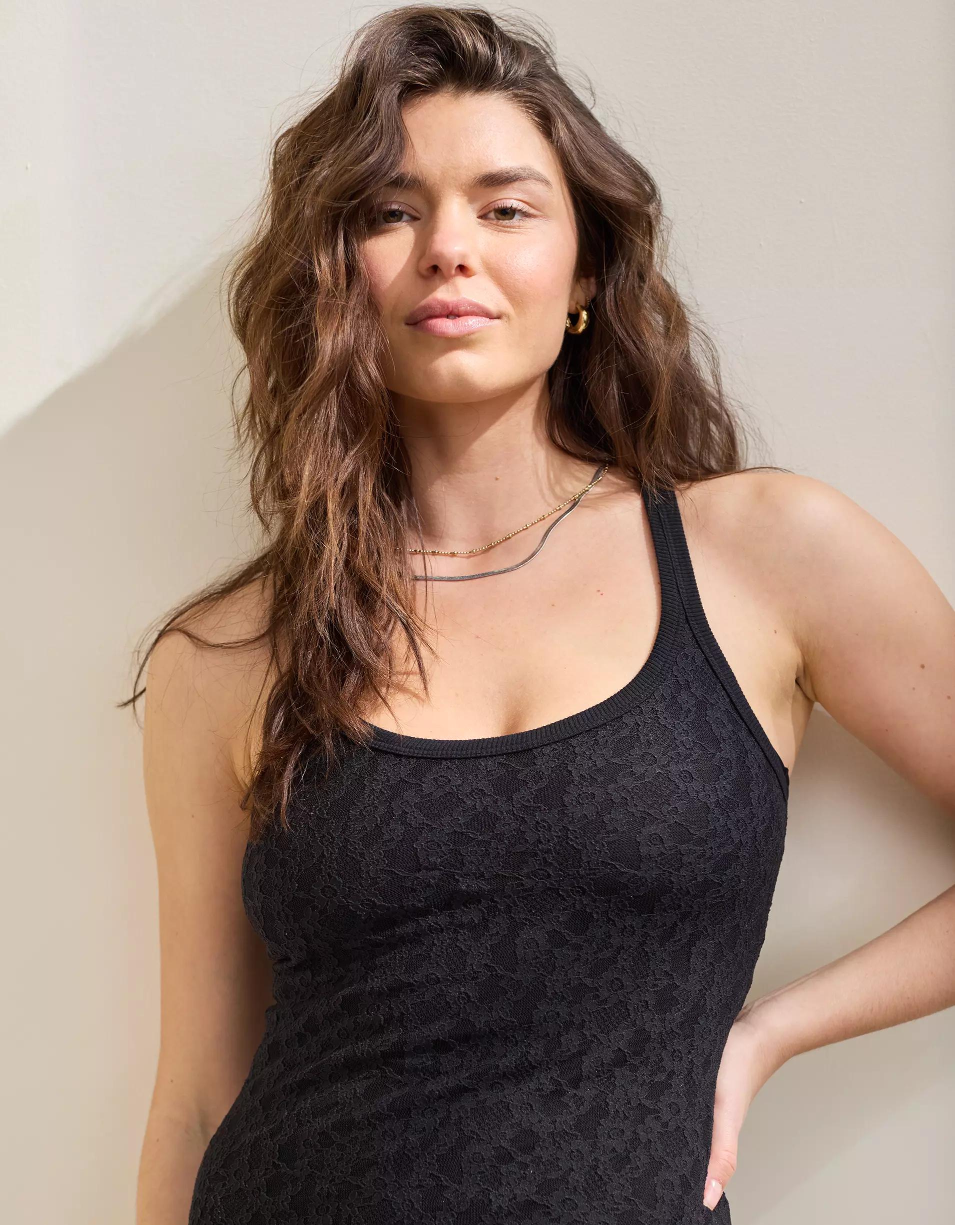 Aerie Vintage Lace Maxi Dress Product Image