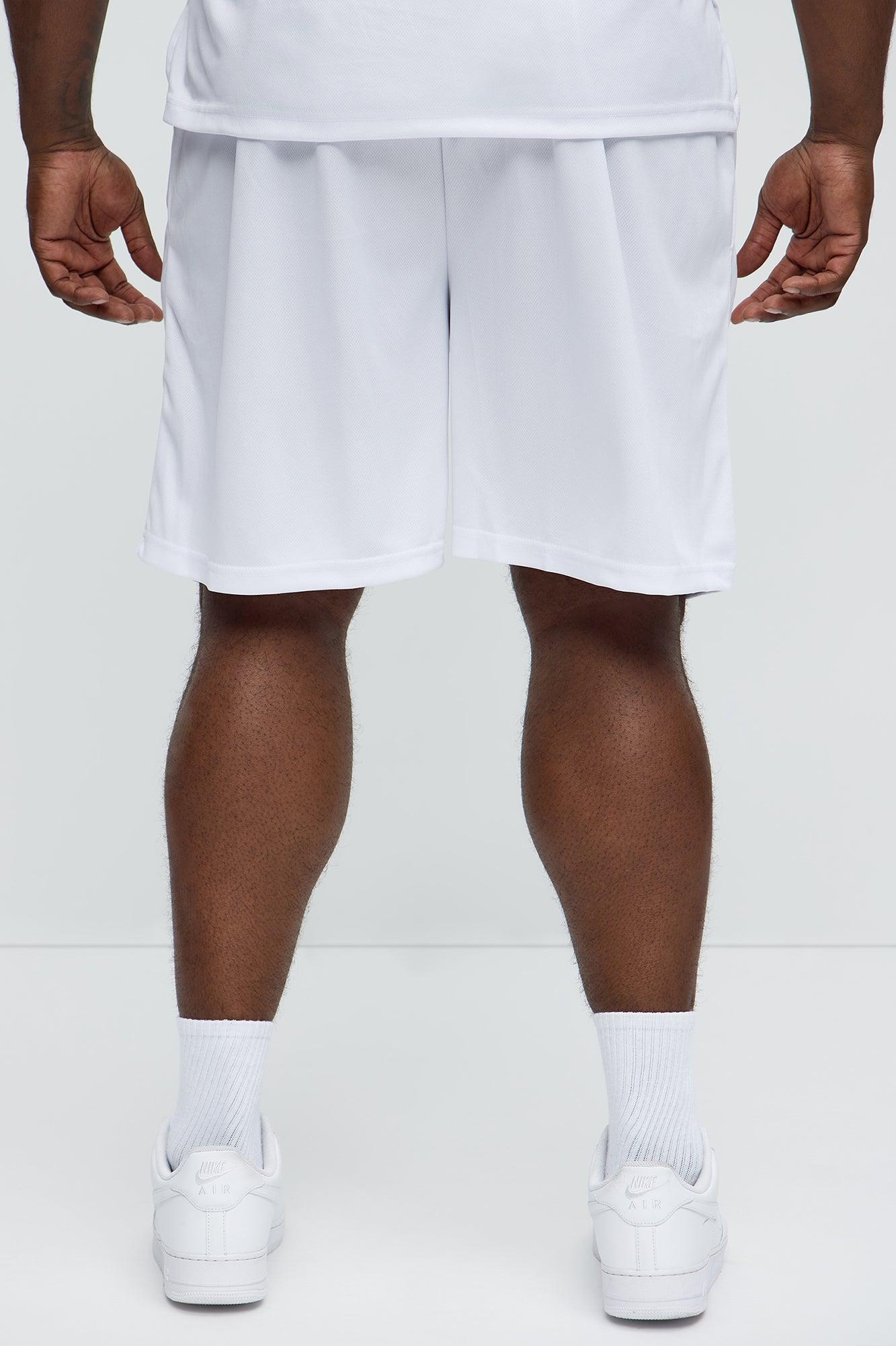 What's Up Doc Mesh Shorts - White Male Product Image