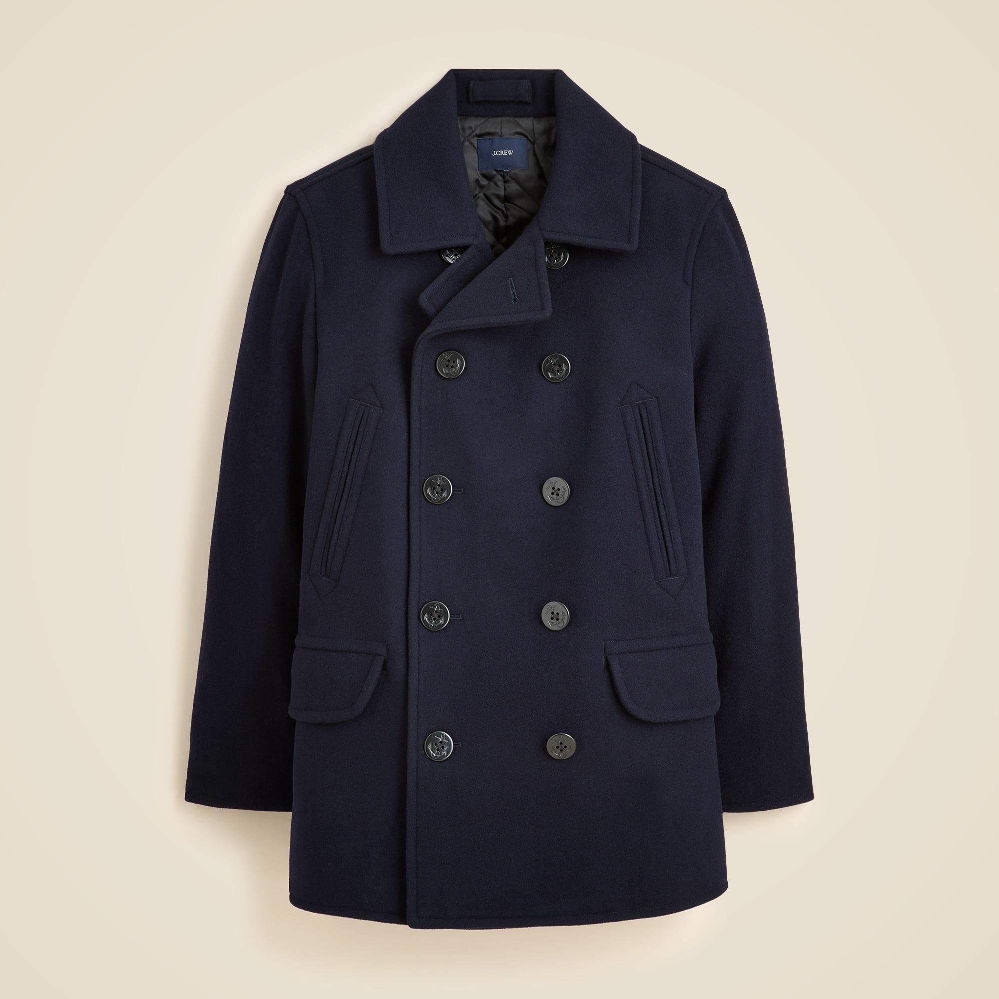 Dock peacoat in wool blend with PrimaLoft® Product Image