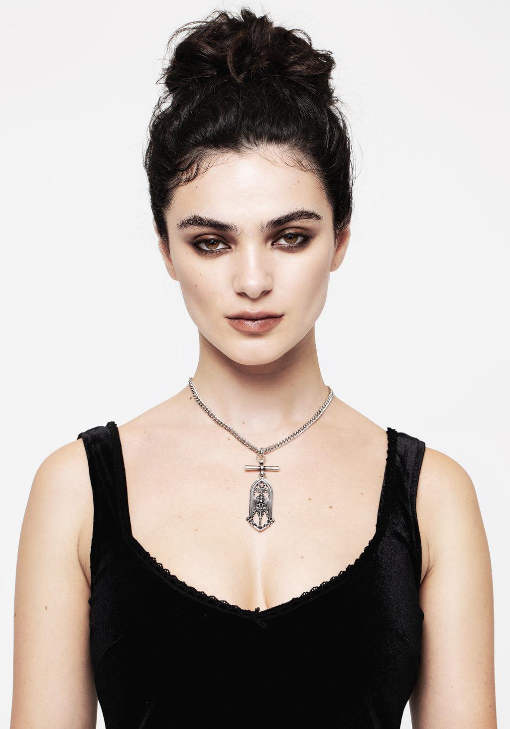 Gargoyle Gothic Pendant Necklace Product Image