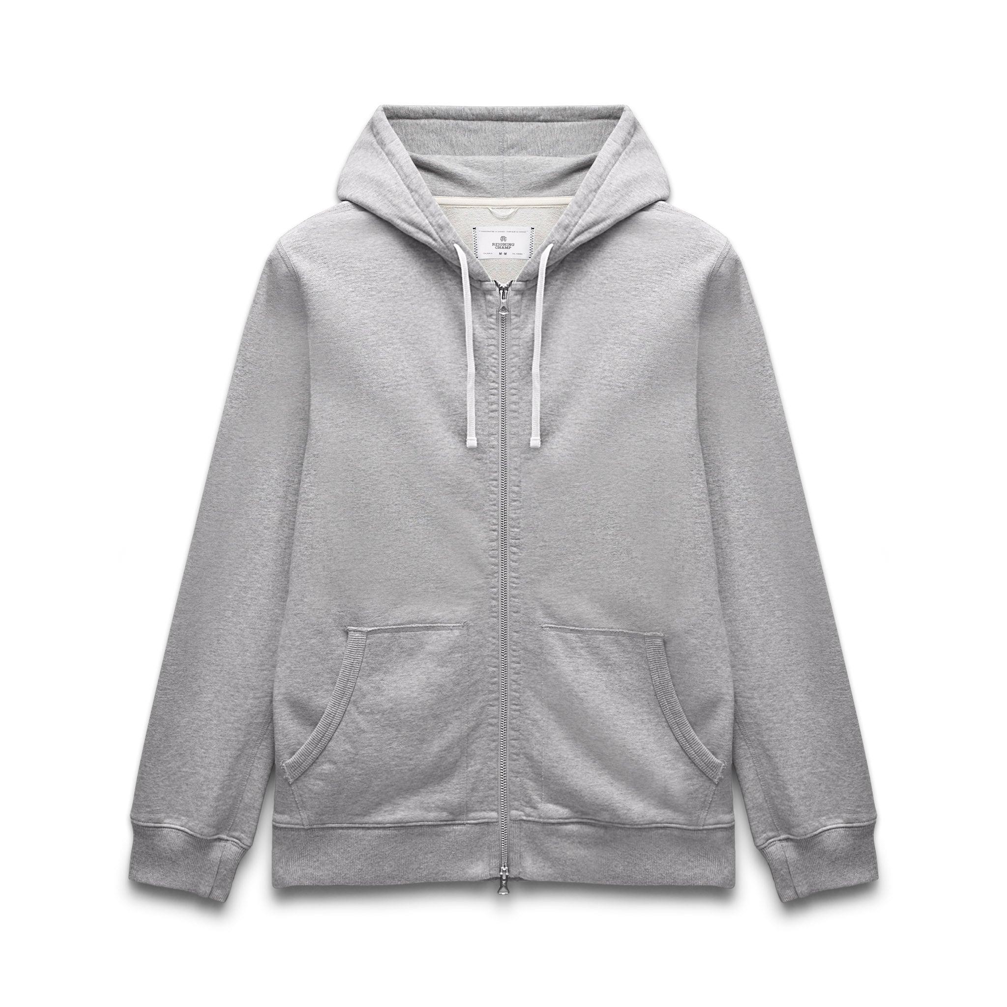 Midweight Terry Classic Full Zip Hoodie - Vault Male Product Image