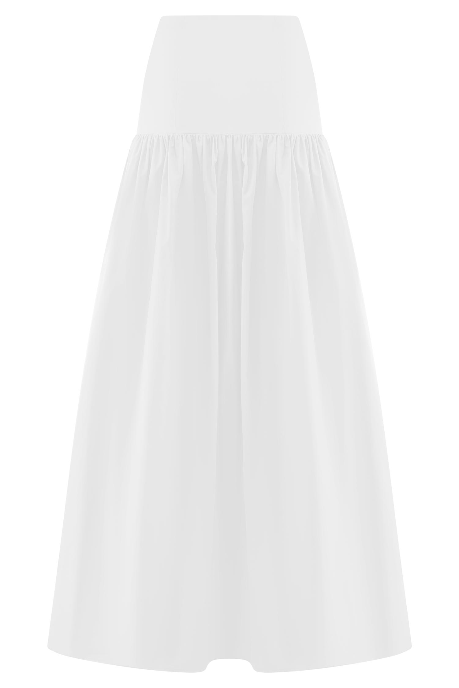 Autumn Maxi Skirt - White Product Image