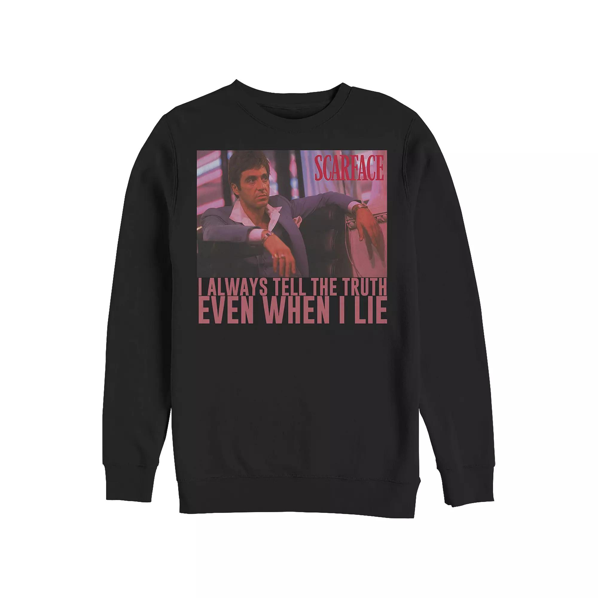 Men's Scarface Always Tell The Truth Even When I Lie Graphic Fleece,  Product Image