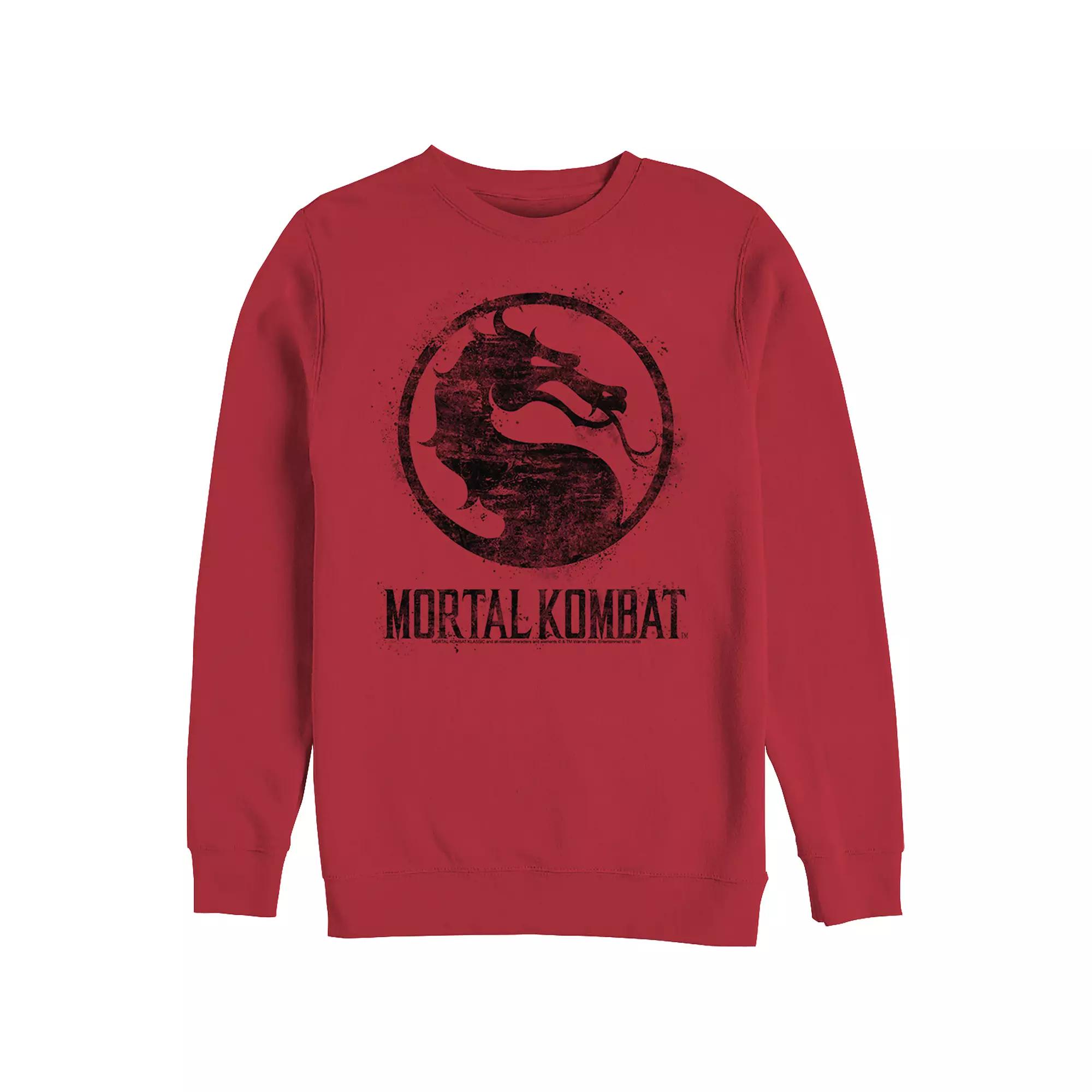 Men's Mortal Kombat Splatter Logo Graphic Fleece,  Product Image