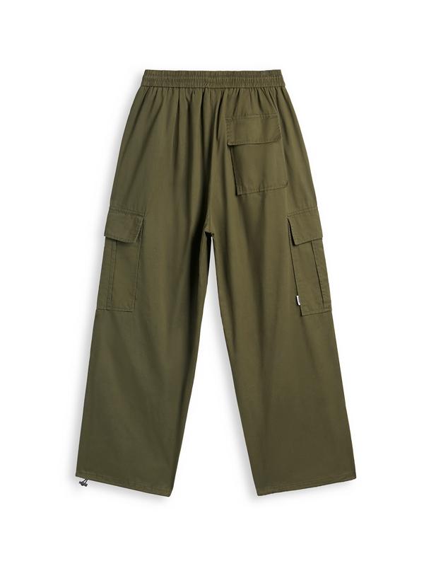 Men's Solid Big Pocket Cargo Pants Product Image
