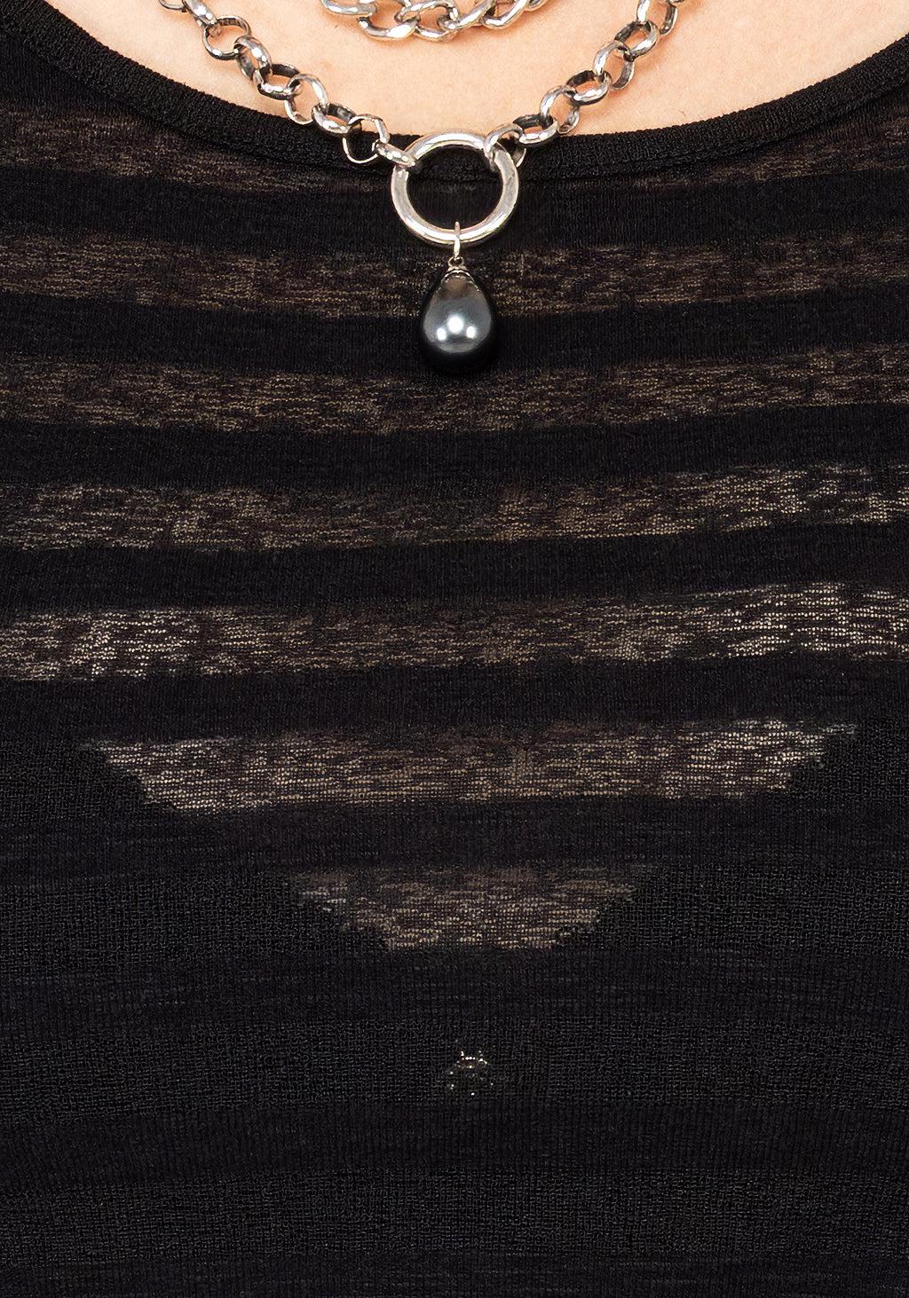 Gomez Striped Crop Product Image