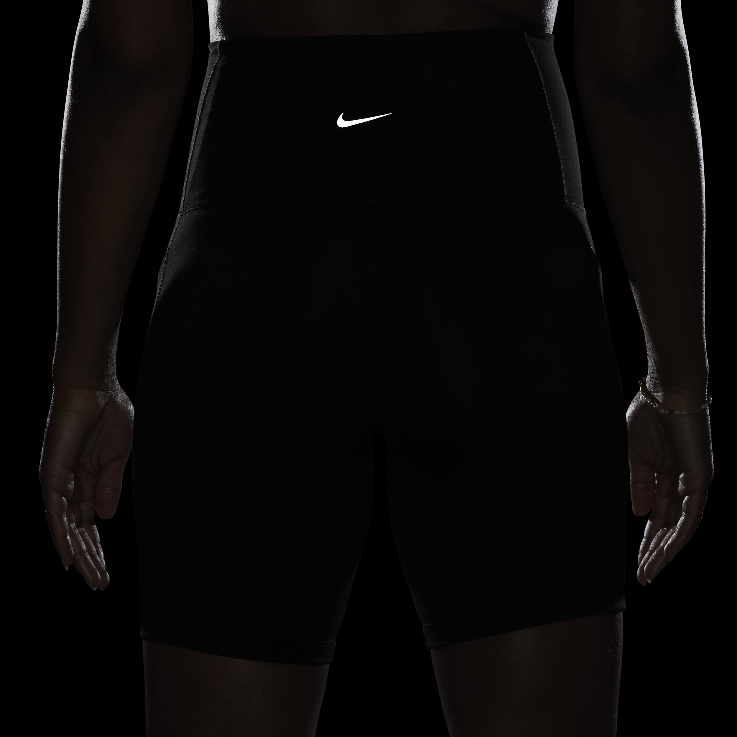 Nike Womens (M) One Dri-FIT High-Waisted 8 Biker Shorts With Pockets (Maternity) | FN3247-010 Product Image