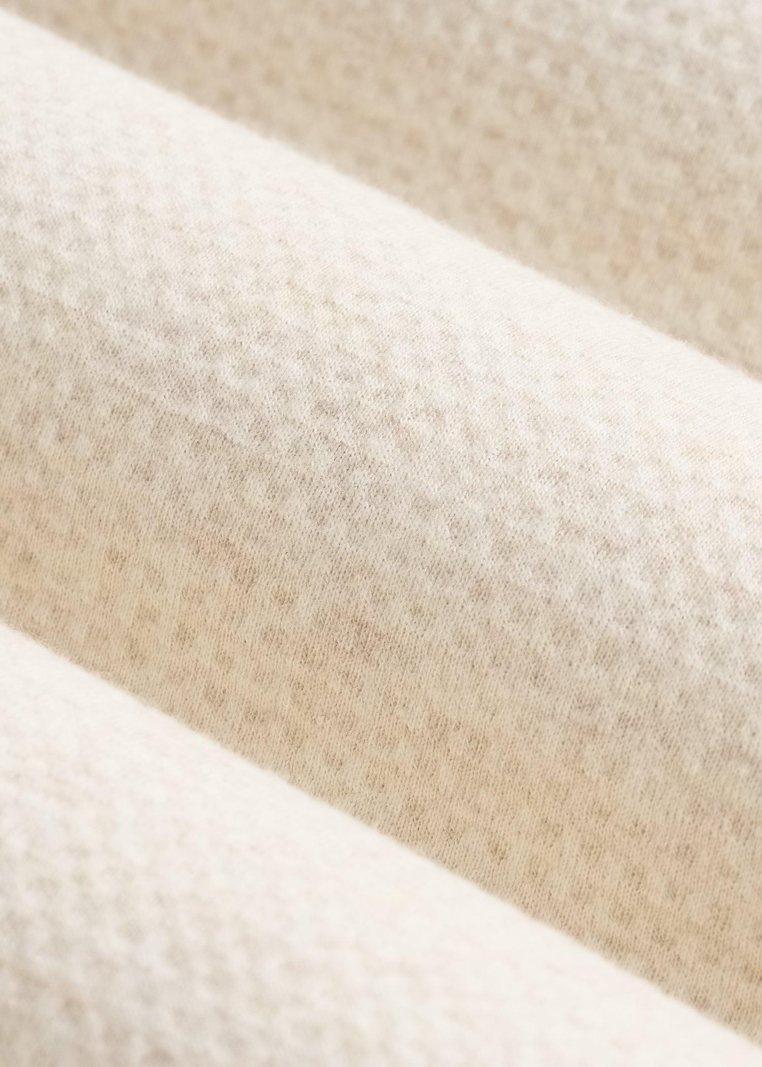 Cloud Knit Waffle Short Sleeve Tee for Tall Men in Heathered Oatmeal Product Image