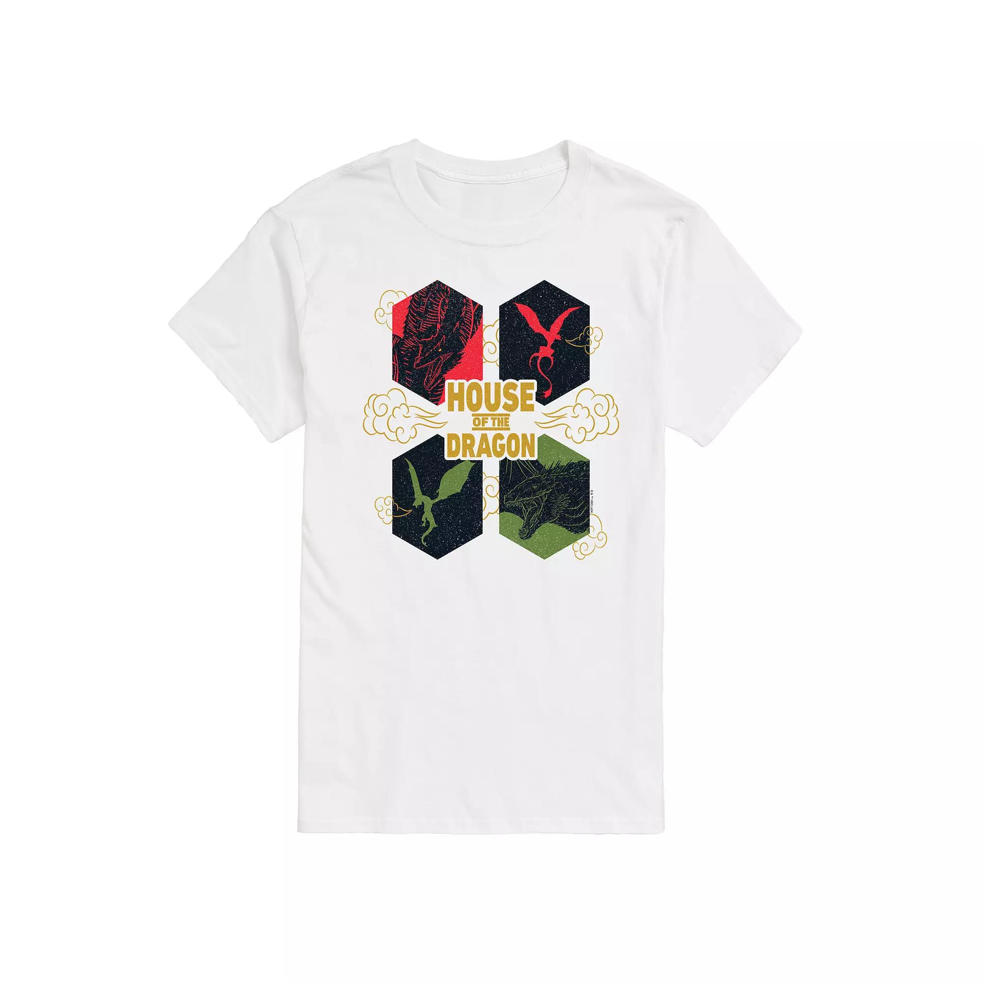 Men's House Of The Dragon Icon Grid Graphic Tee,  Product Image