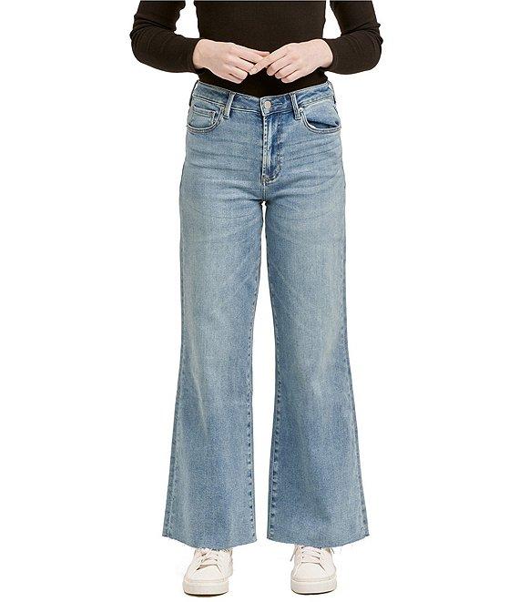 Dear John Fiona Wide Leg High Rise Cut-Off 5-Pocket Jean Product Image