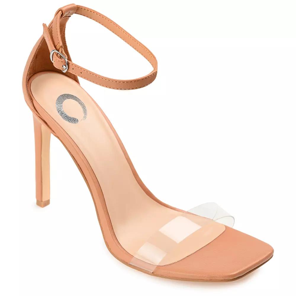 Journee Lorelei Women's Tru Comfort Foam™ High Heel Dress Sandals, Size: 8.5, Brown Product Image