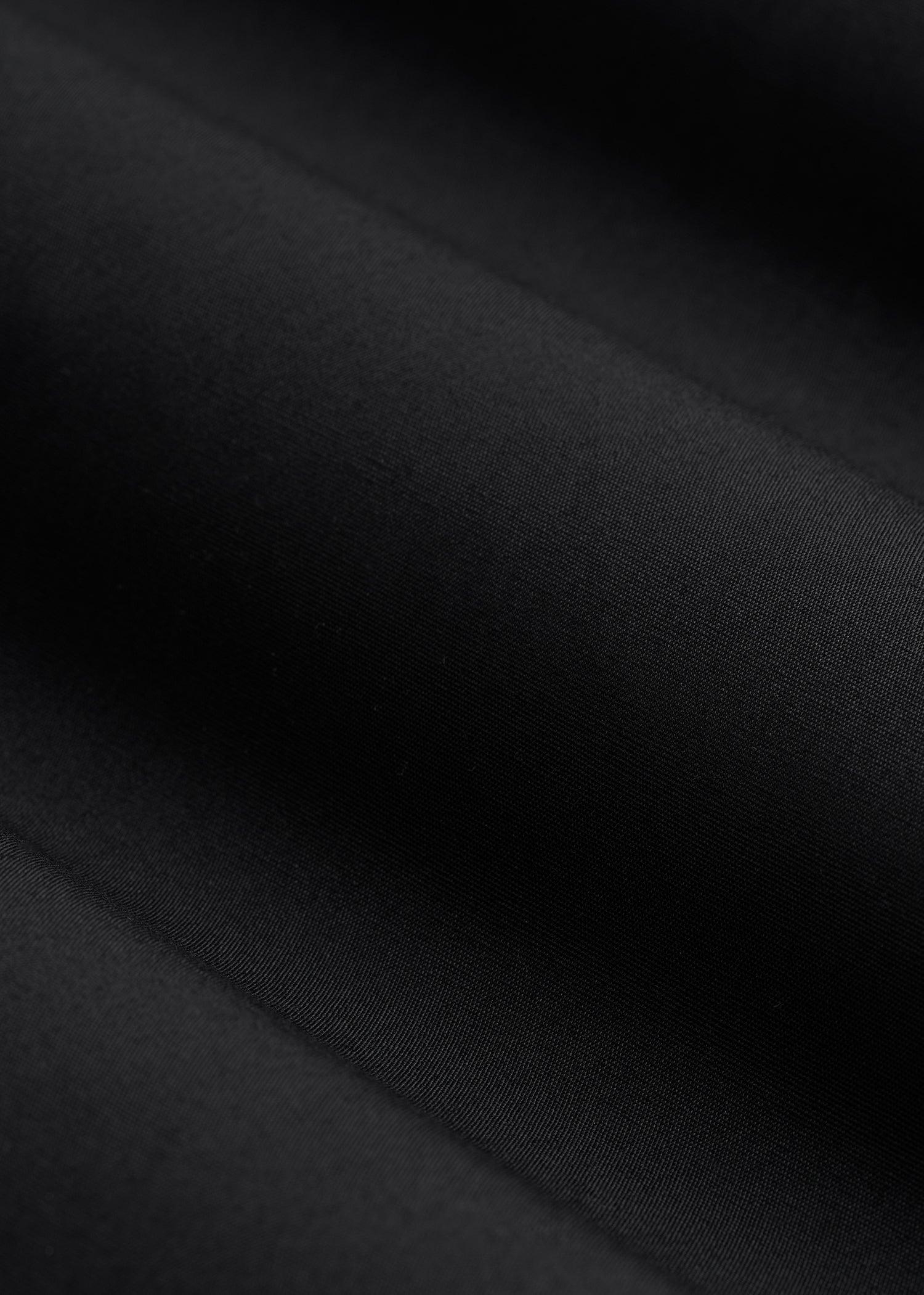 Tiered Cotton Maxi Skirt for Tall Women in Black Female Product Image