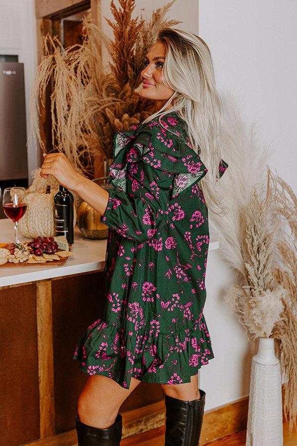 On The Way Floral Mini Dress Product Image