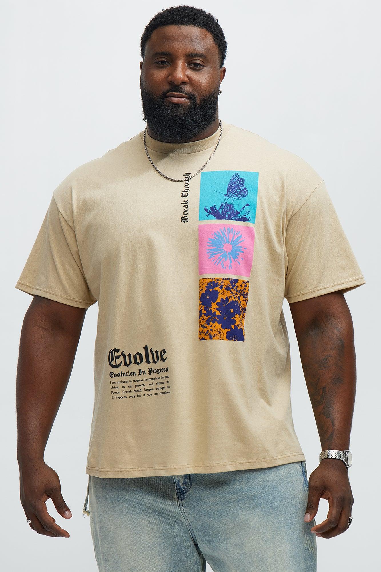 Evolve Daily Never Settle Short Sleeve Tee - Sand Product Image
