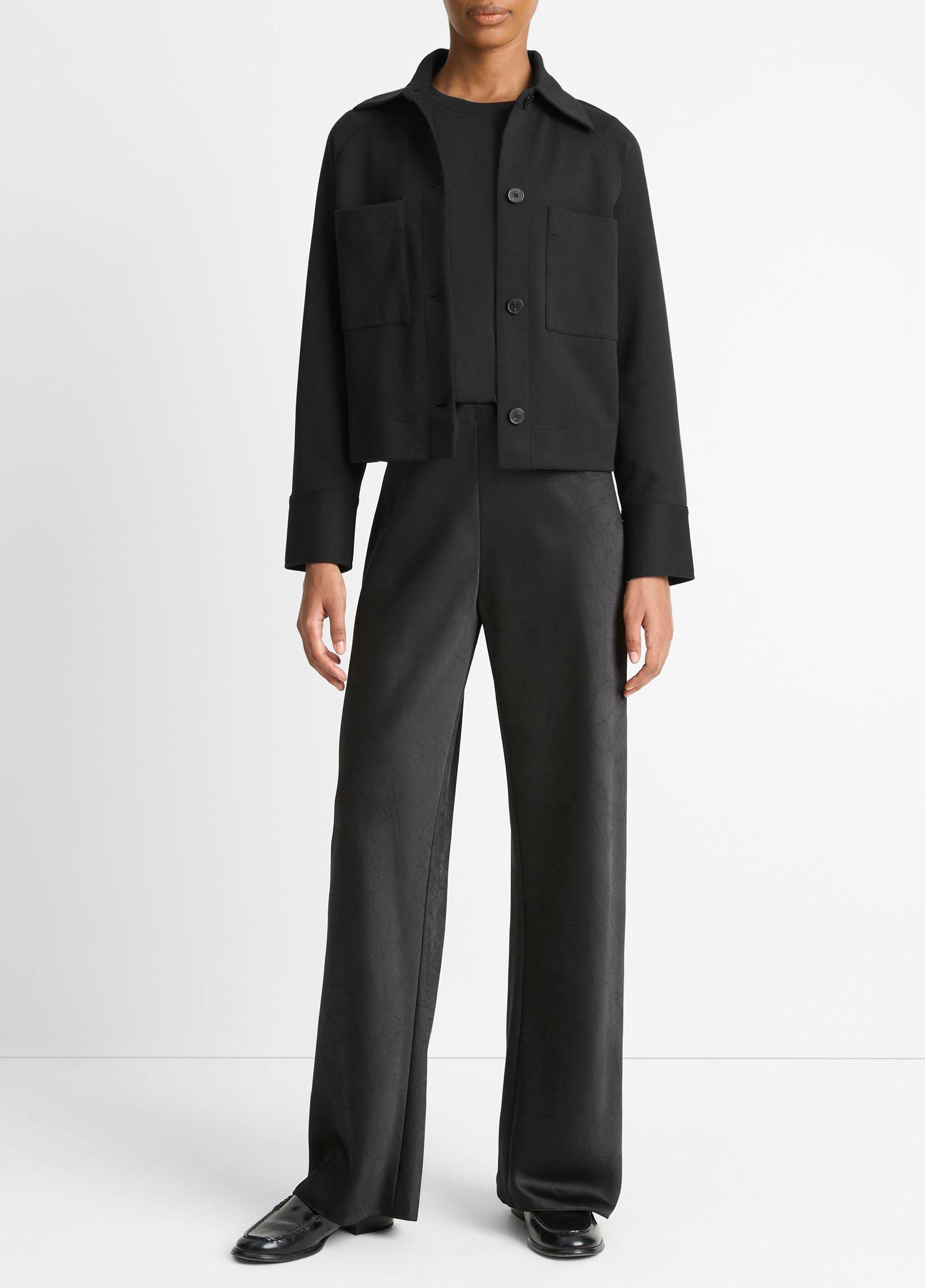 Cotton-Blend Shirt Jacket Product Image