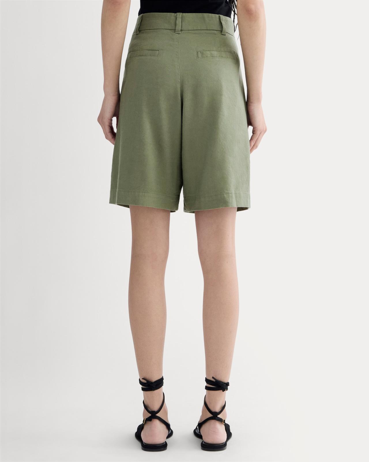 Womens Pleated Short in Stretch Linen by Everlane Product Image