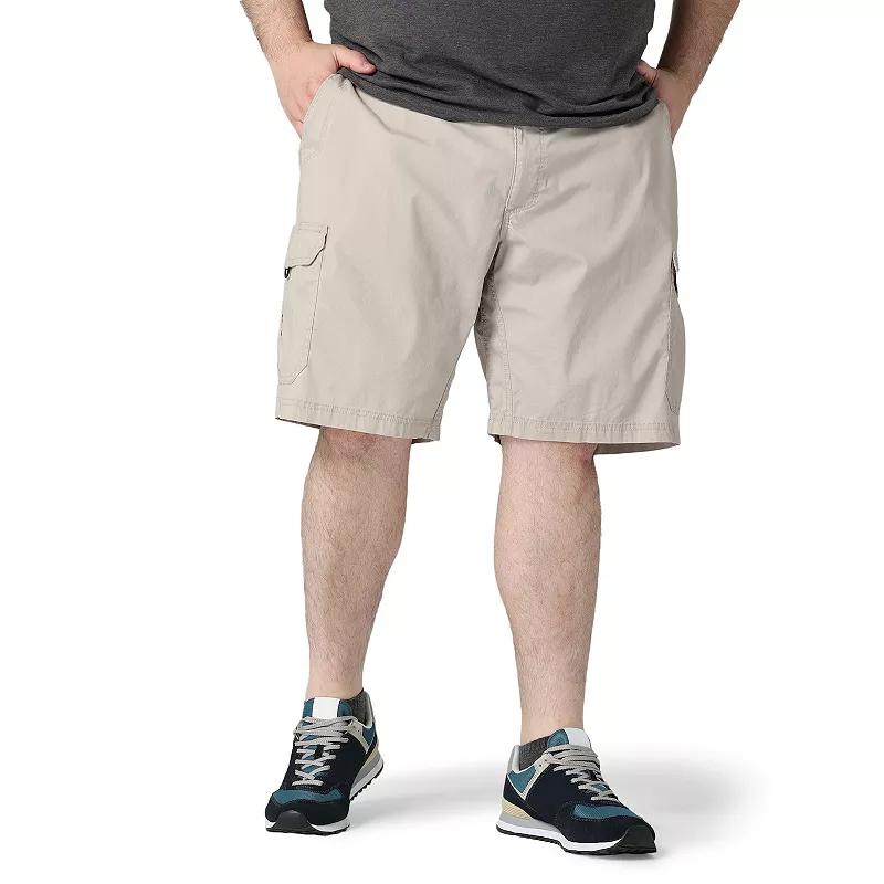 Big & Tall Lee Extreme Motion Crossroad Relaxed-Fit Cargo Shorts, Men's, Size: 44, Grey Product Image