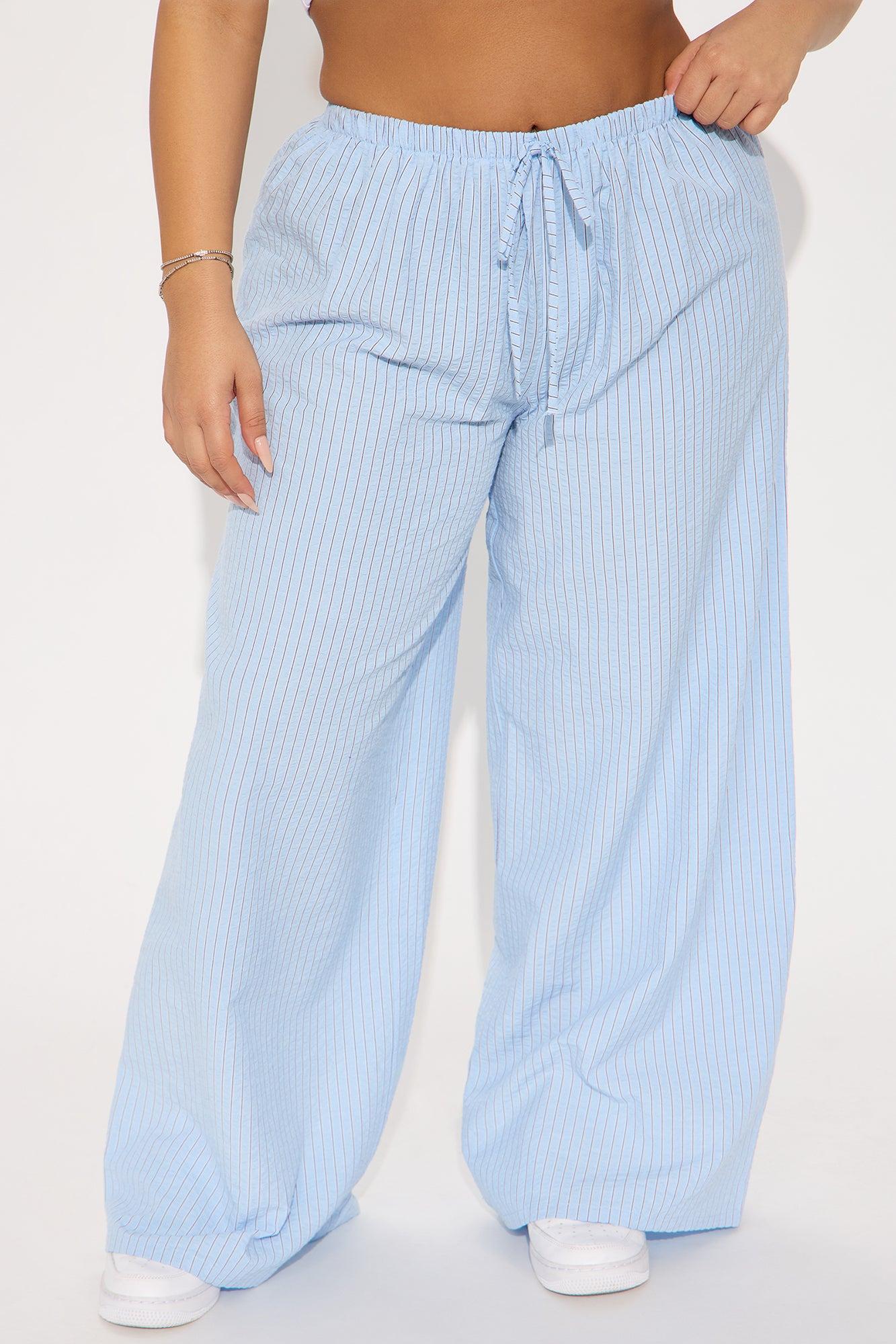 Tina Striped Pant - Blue Product Image